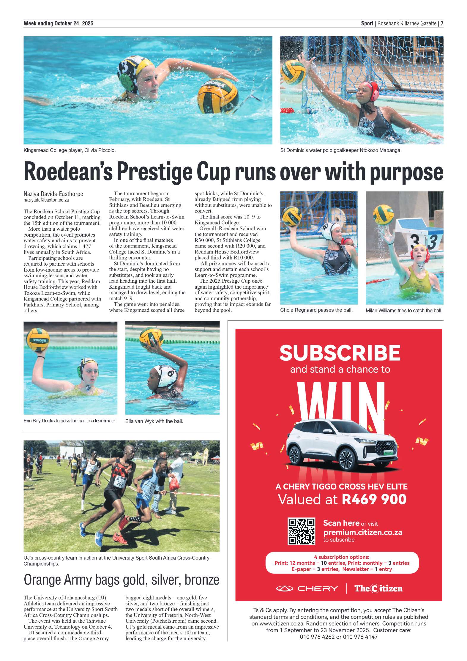 Rosebank Killarney Gazette 24 October 2025 page 7