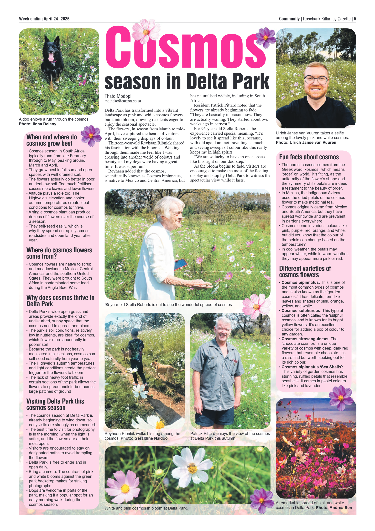 Rosebank Killarney Gazette 24 April 2026 page 5