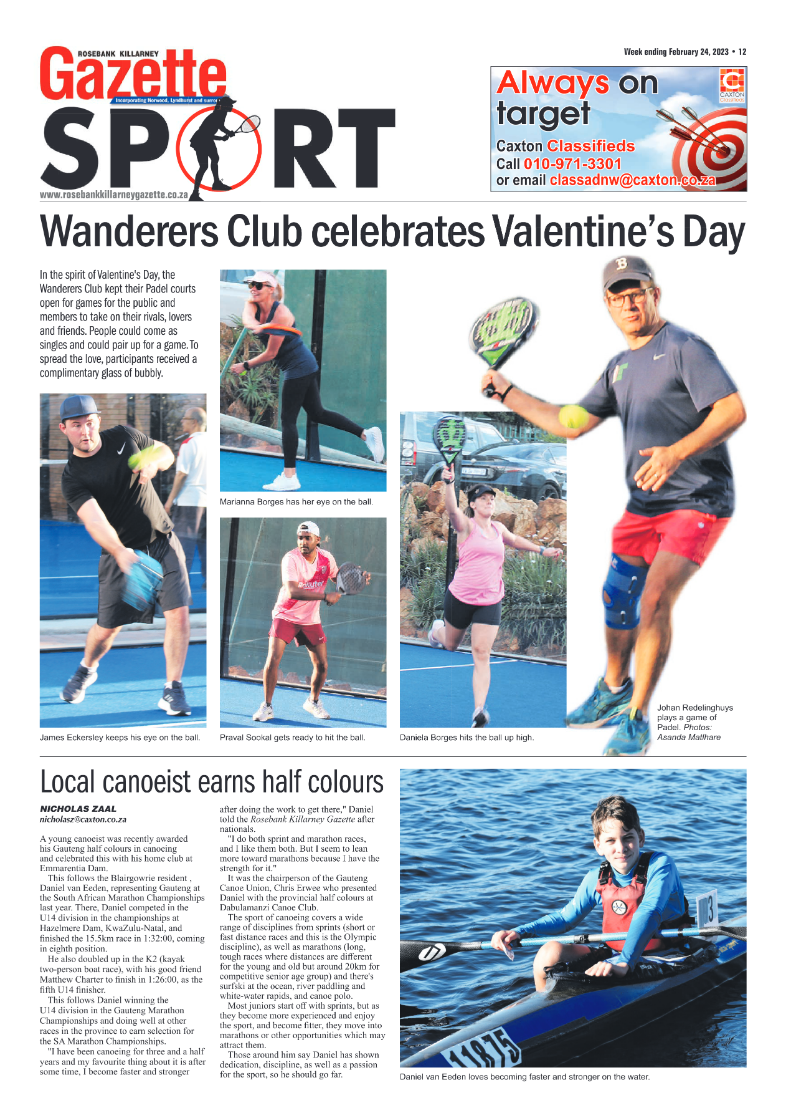 Rosebank Killarney Gazette 24 Feb 2023 page 12