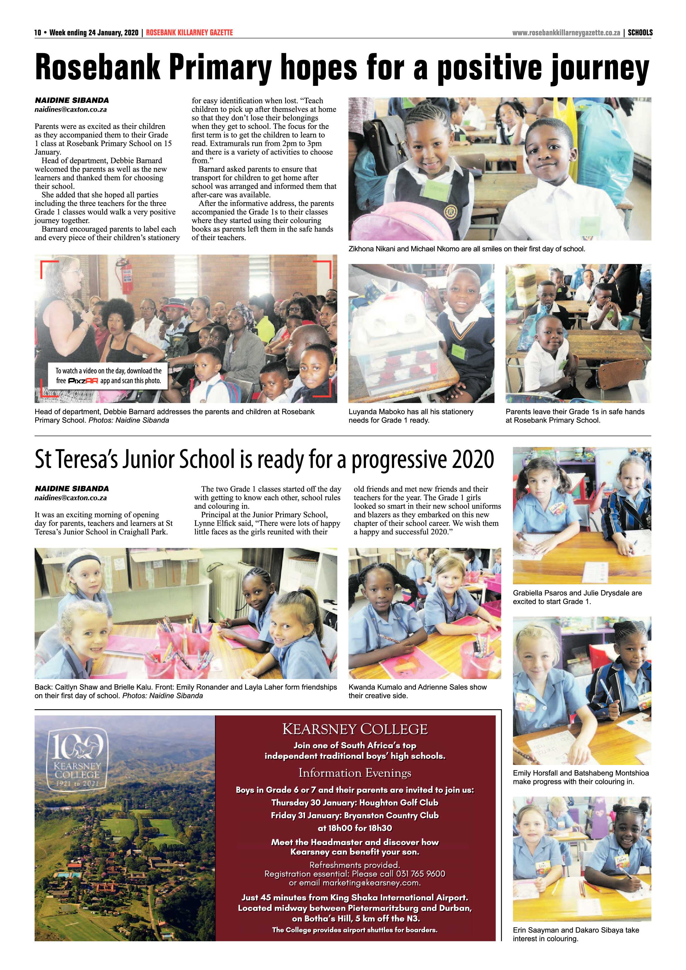 Rosebank Killarney Gazette 24 January 2020 page 10