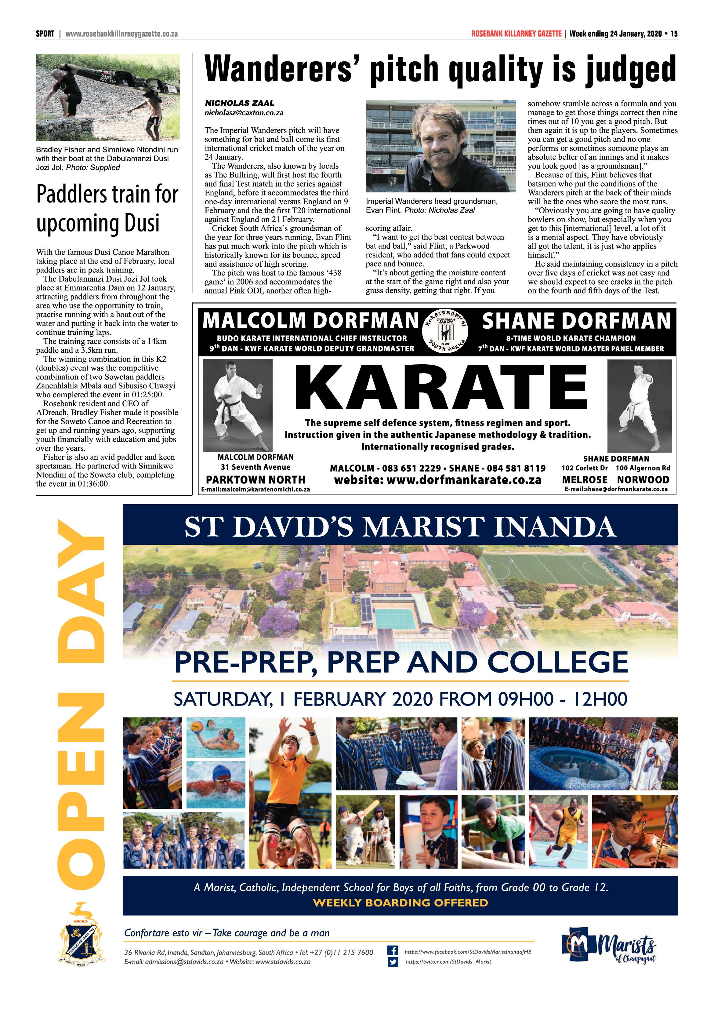 Rosebank Killarney Gazette 24 January 2020 page 15