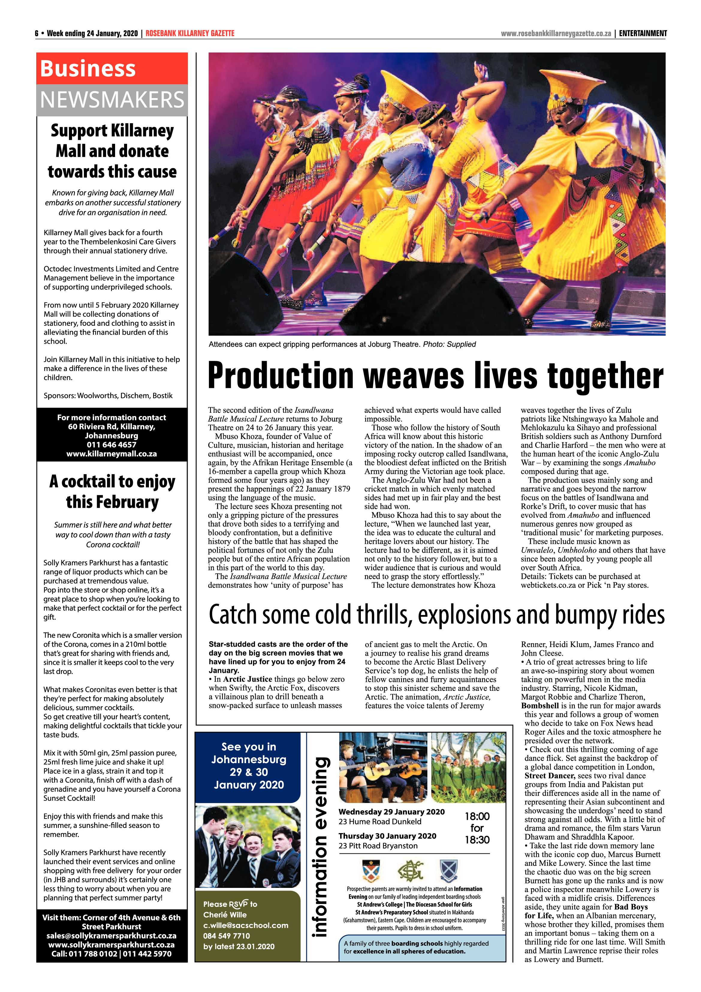 Rosebank Killarney Gazette 24 January 2020 page 6