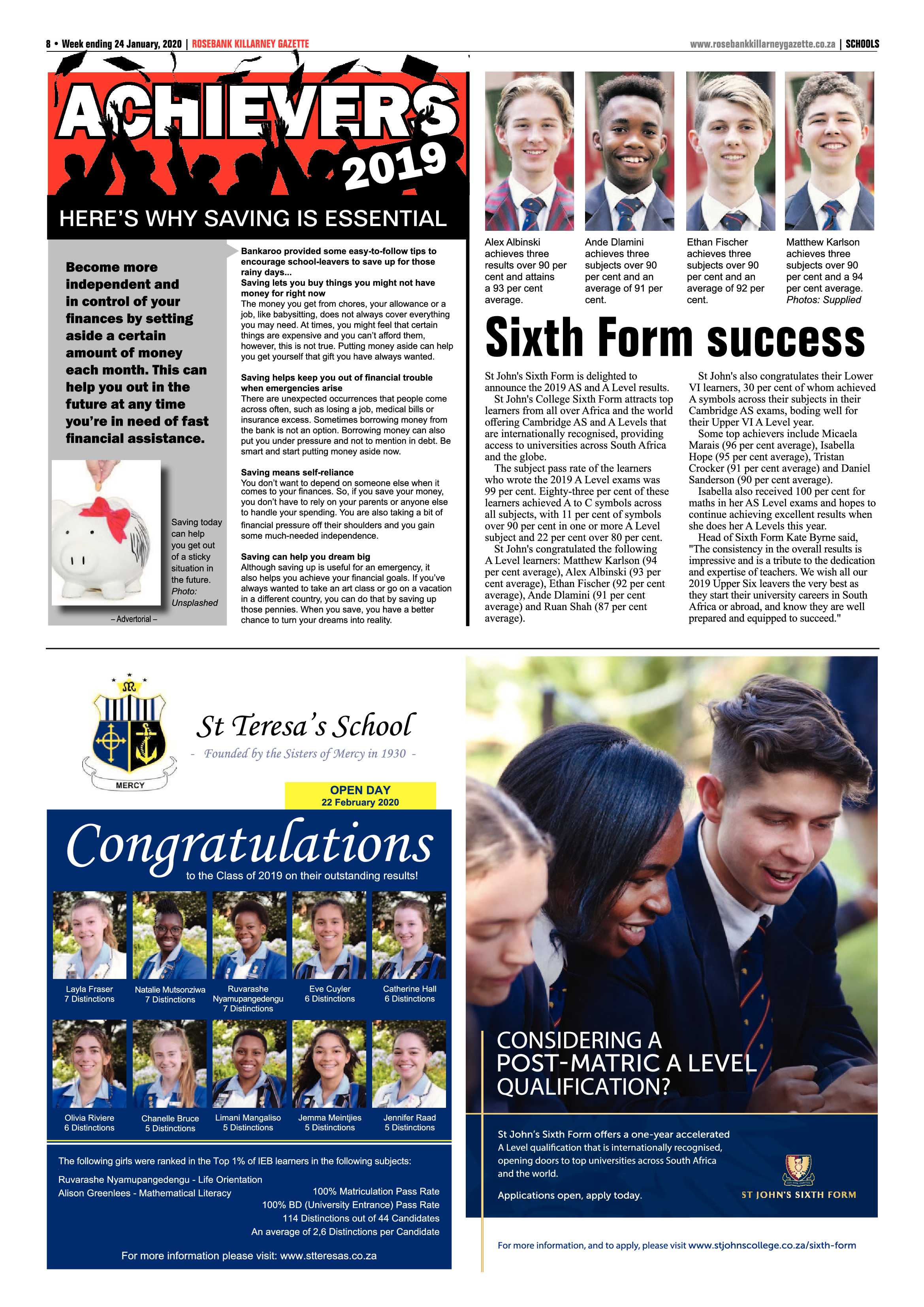 Rosebank Killarney Gazette 24 January 2020 page 8
