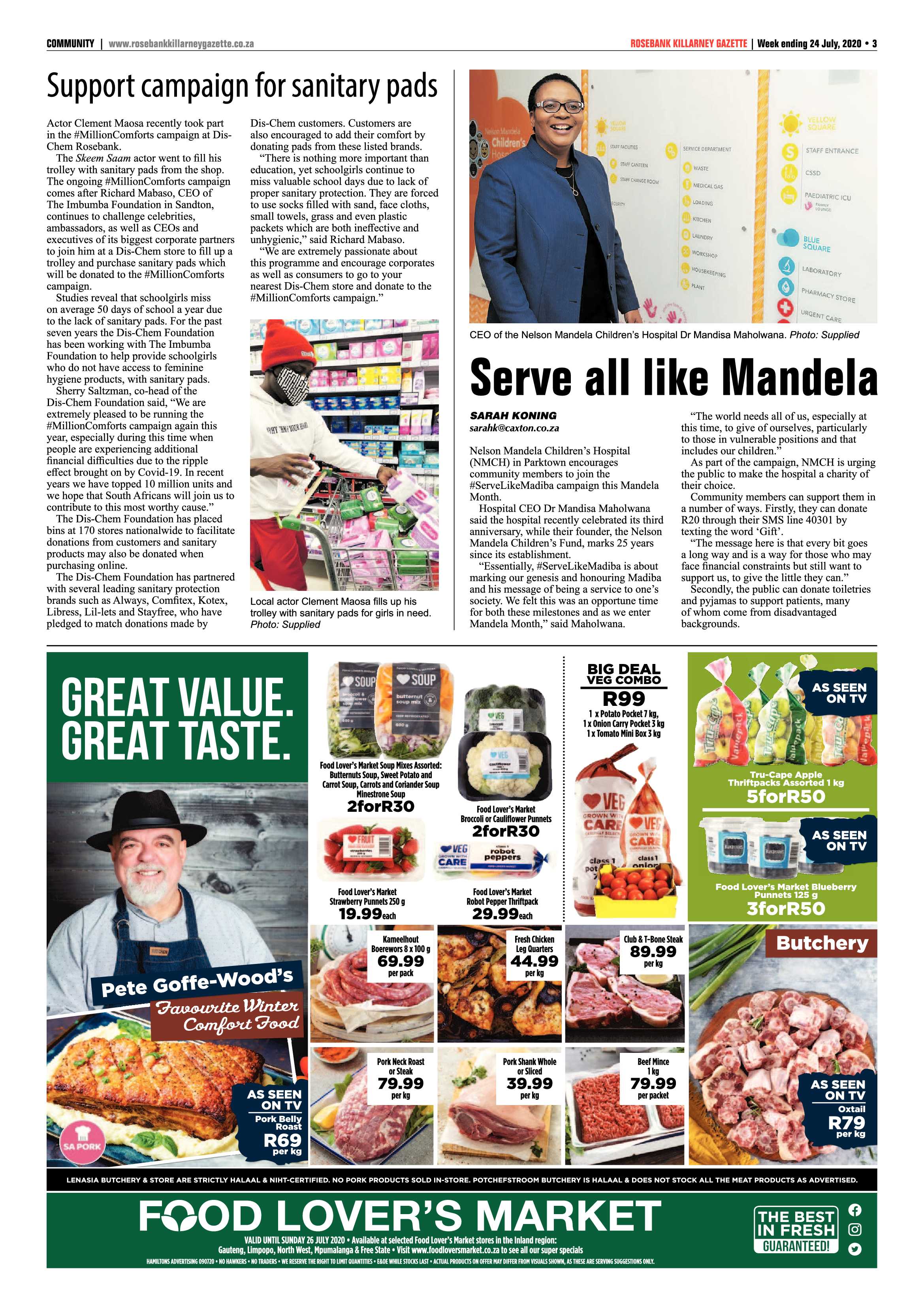 Rosebank Killarney Gazette 24 July 2020 page 3
