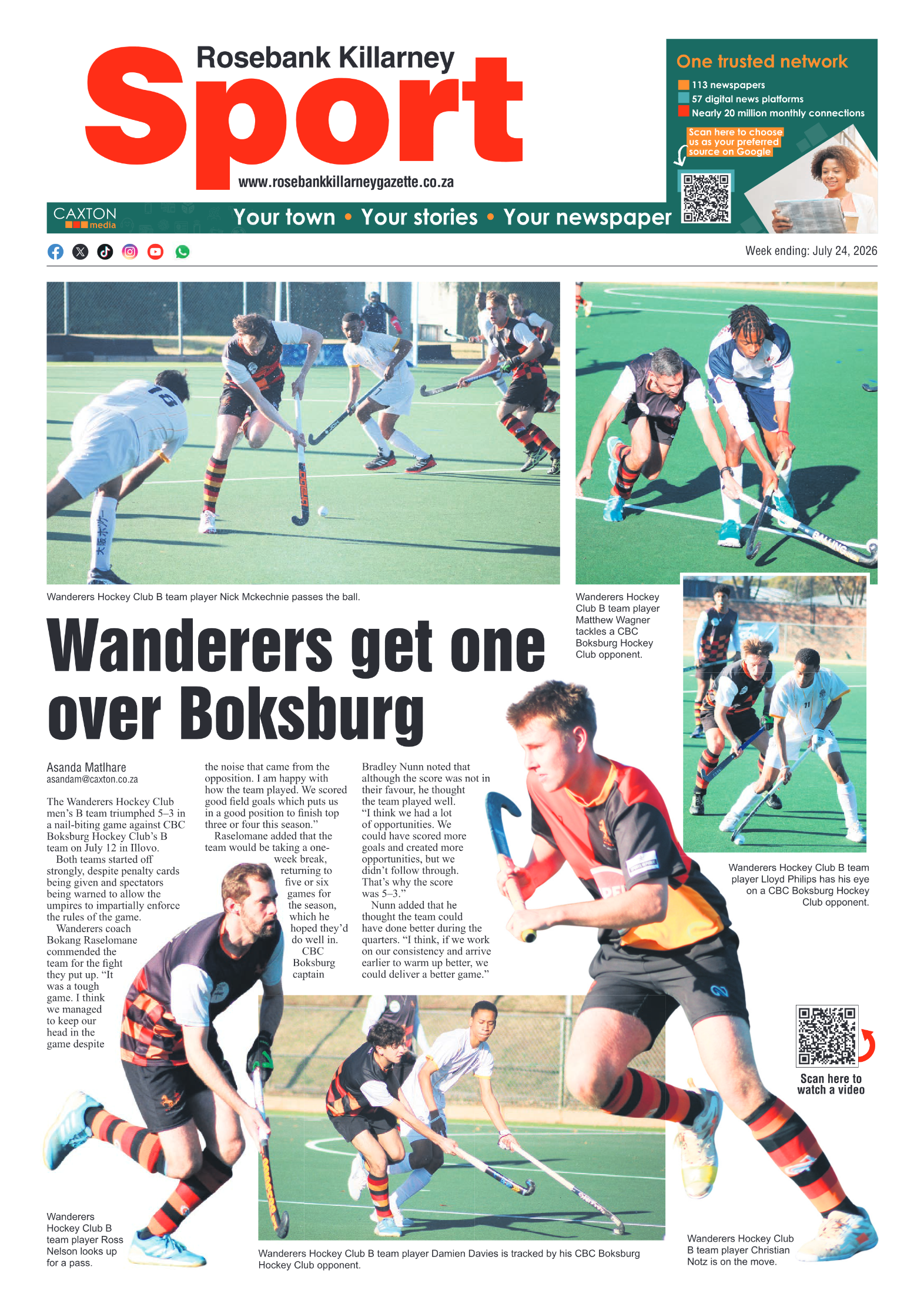 Rosebank Killarney Gazette 24 July 2026 page 8