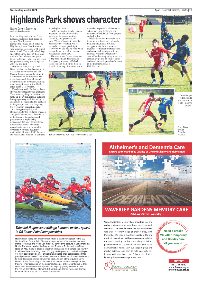 Rosebank Killarney Gazette 24 May 2024 page 11