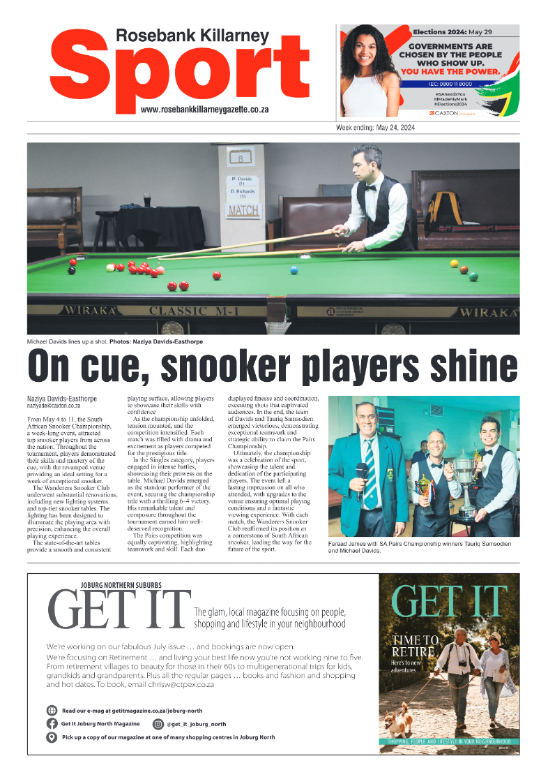 Rosebank Killarney Gazette 24 May 2024 page 12