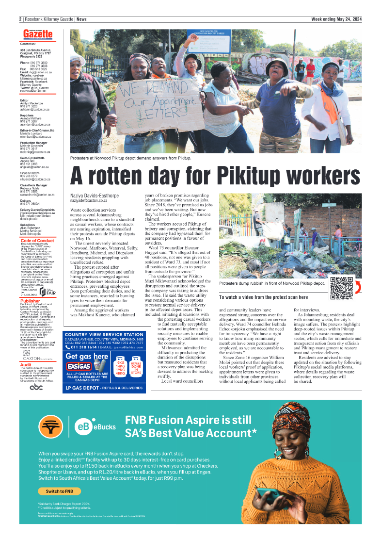 Rosebank Killarney Gazette 24 May 2024 page 2