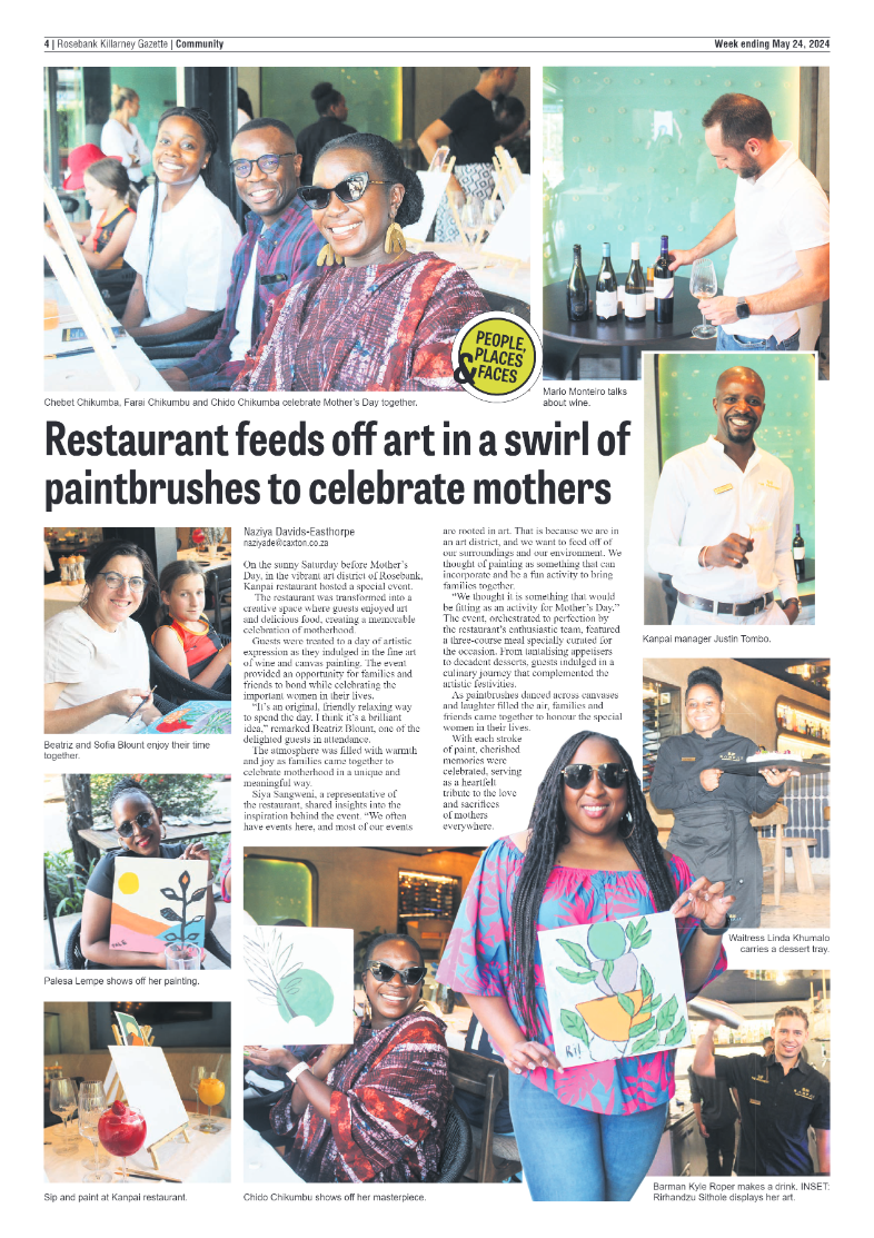 Rosebank Killarney Gazette 24 May 2024 page 4