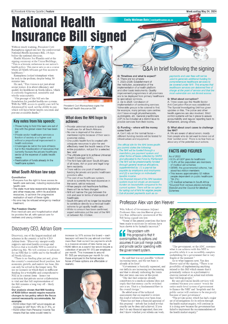 Rosebank Killarney Gazette 24 May 2024 page 6