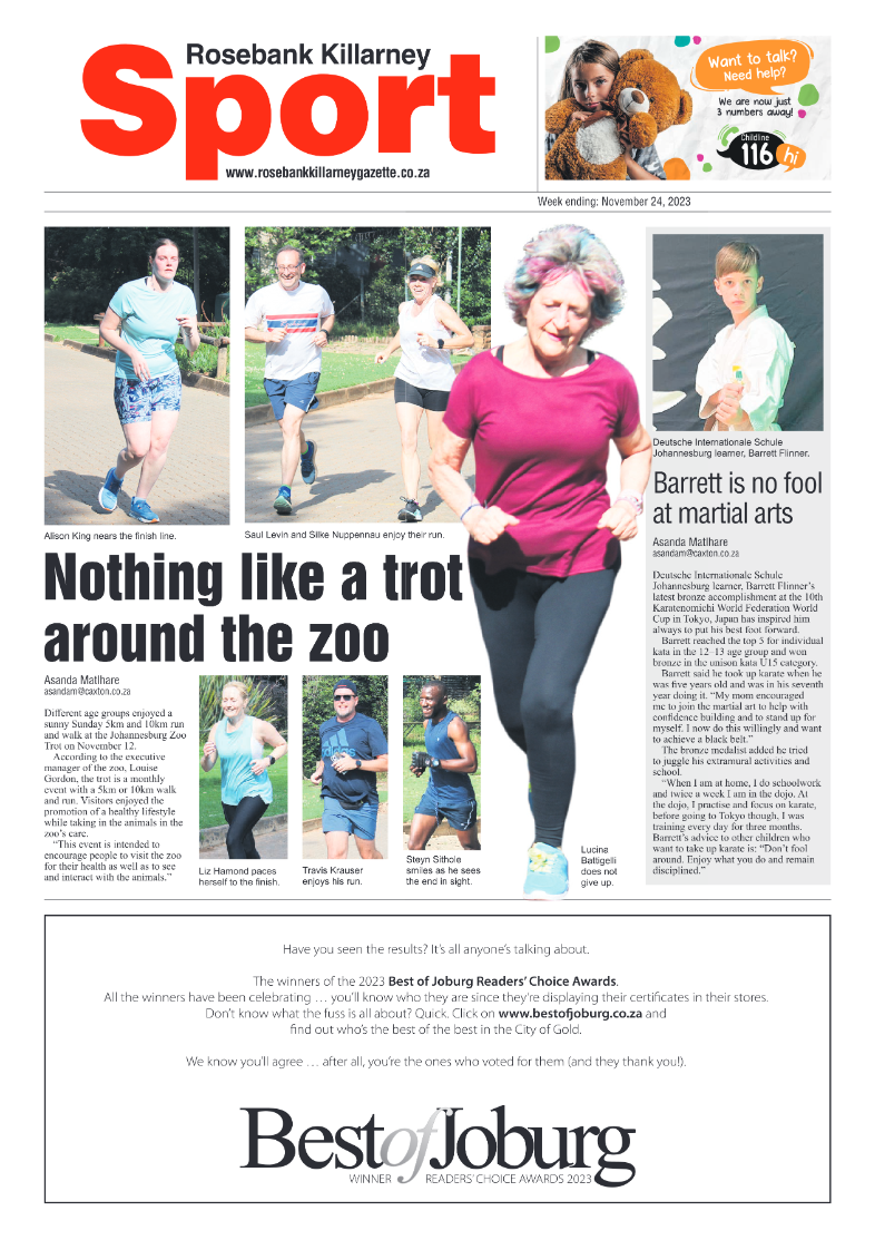 Rosebank Killarney Gazette 24 November 2023 page 12