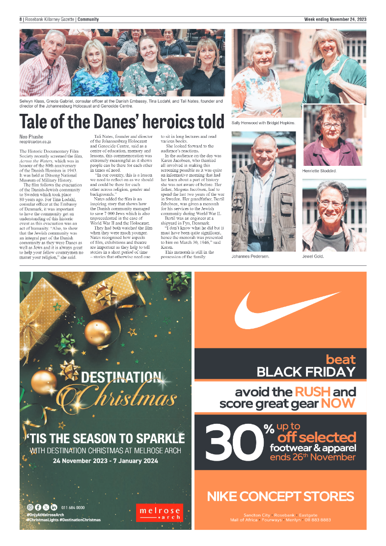 Rosebank Killarney Gazette 24 November 2023 page 8