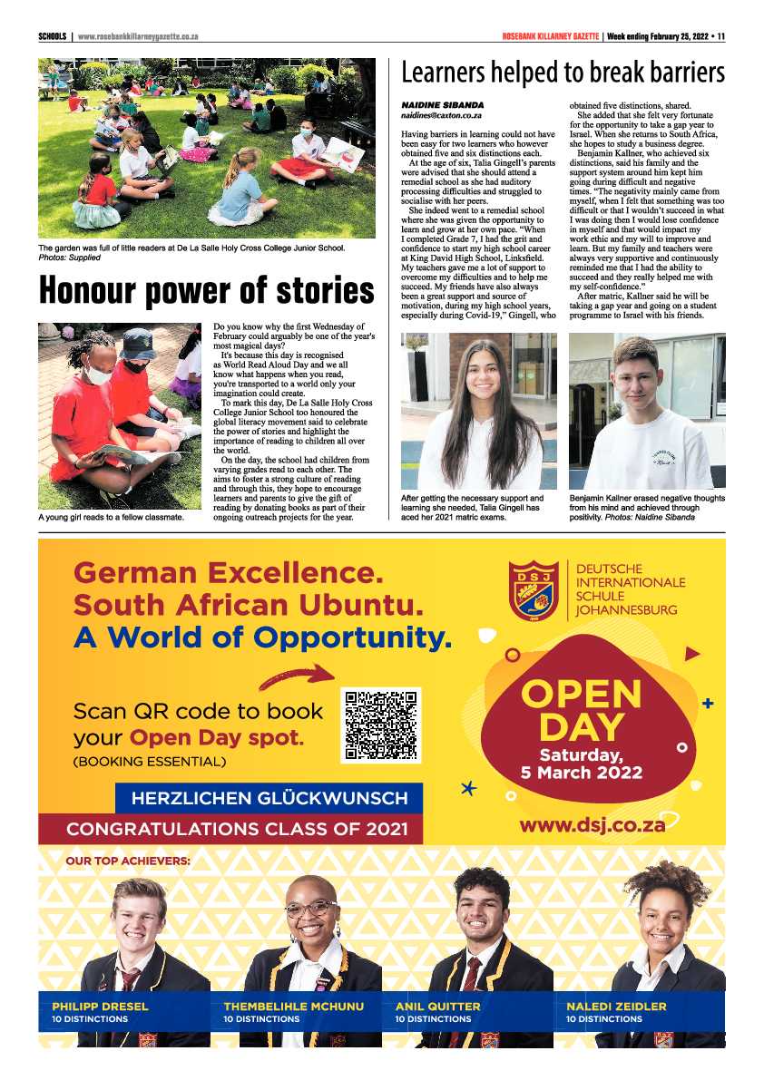 Rosebank Killarney Gazette 25 February 2022 page 11