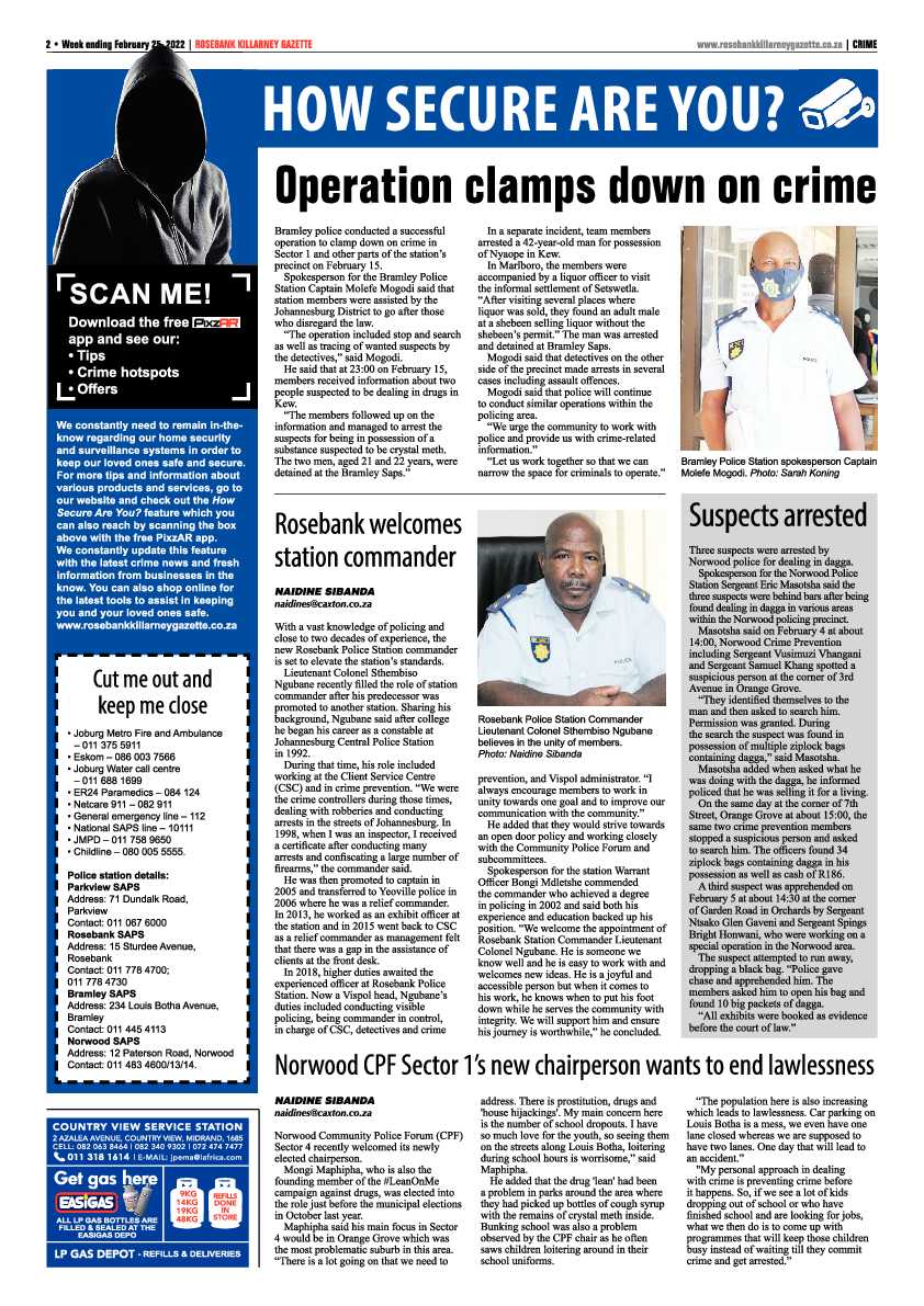 Rosebank Killarney Gazette 25 February 2022 page 2