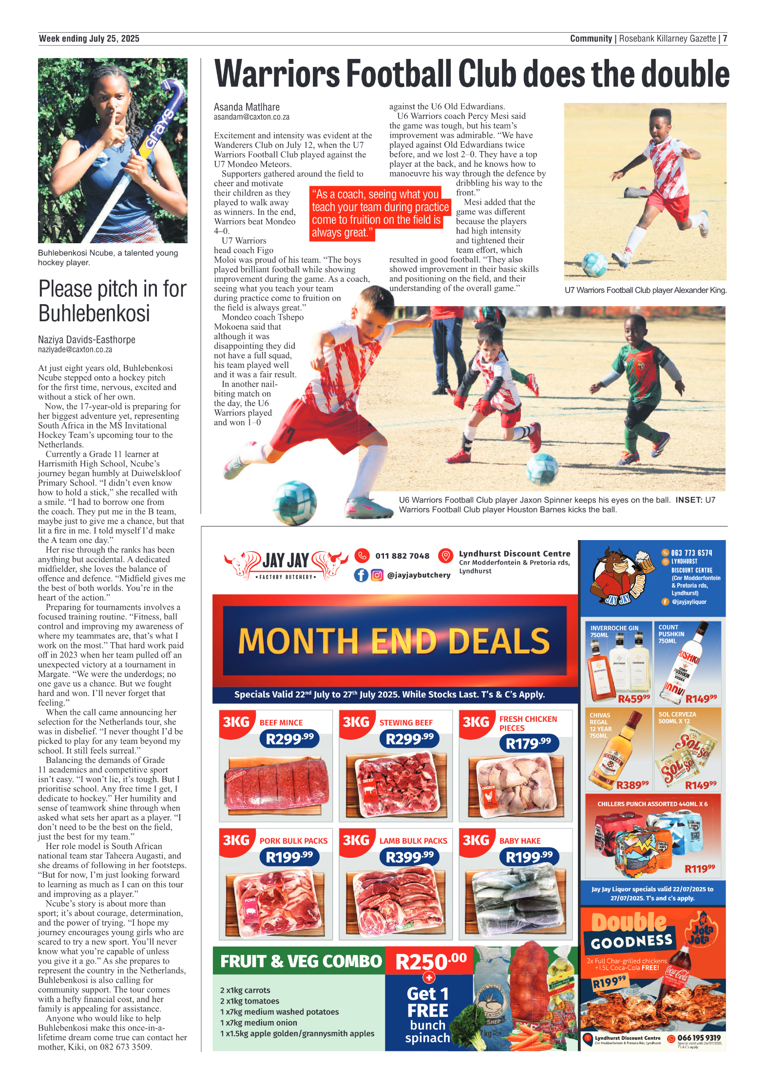 Rosebank Killarney Gazette 25 July 2025 page 7
