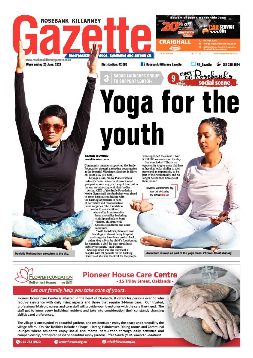 Rosebank Killarney Gazette 25 June 2021 page 1