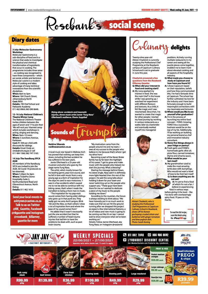 Rosebank Killarney Gazette 25 June 2021 page 9