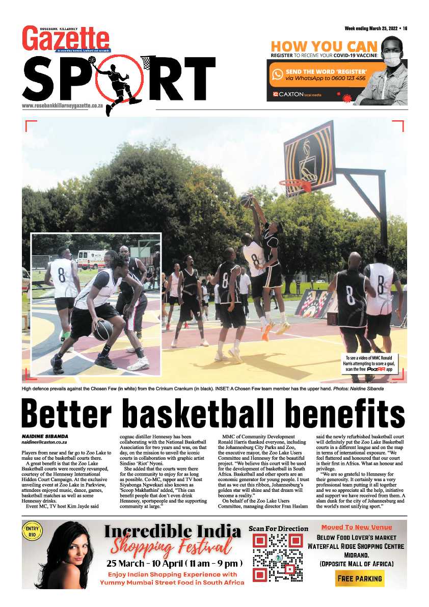 Rosebank Killarney Gazette 25 March 2022 page 16
