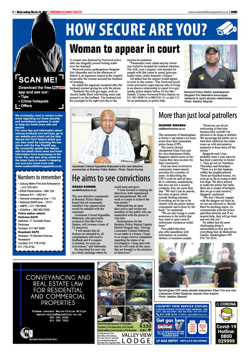 Rosebank Killarney Gazette 25 March 2022 page 2
