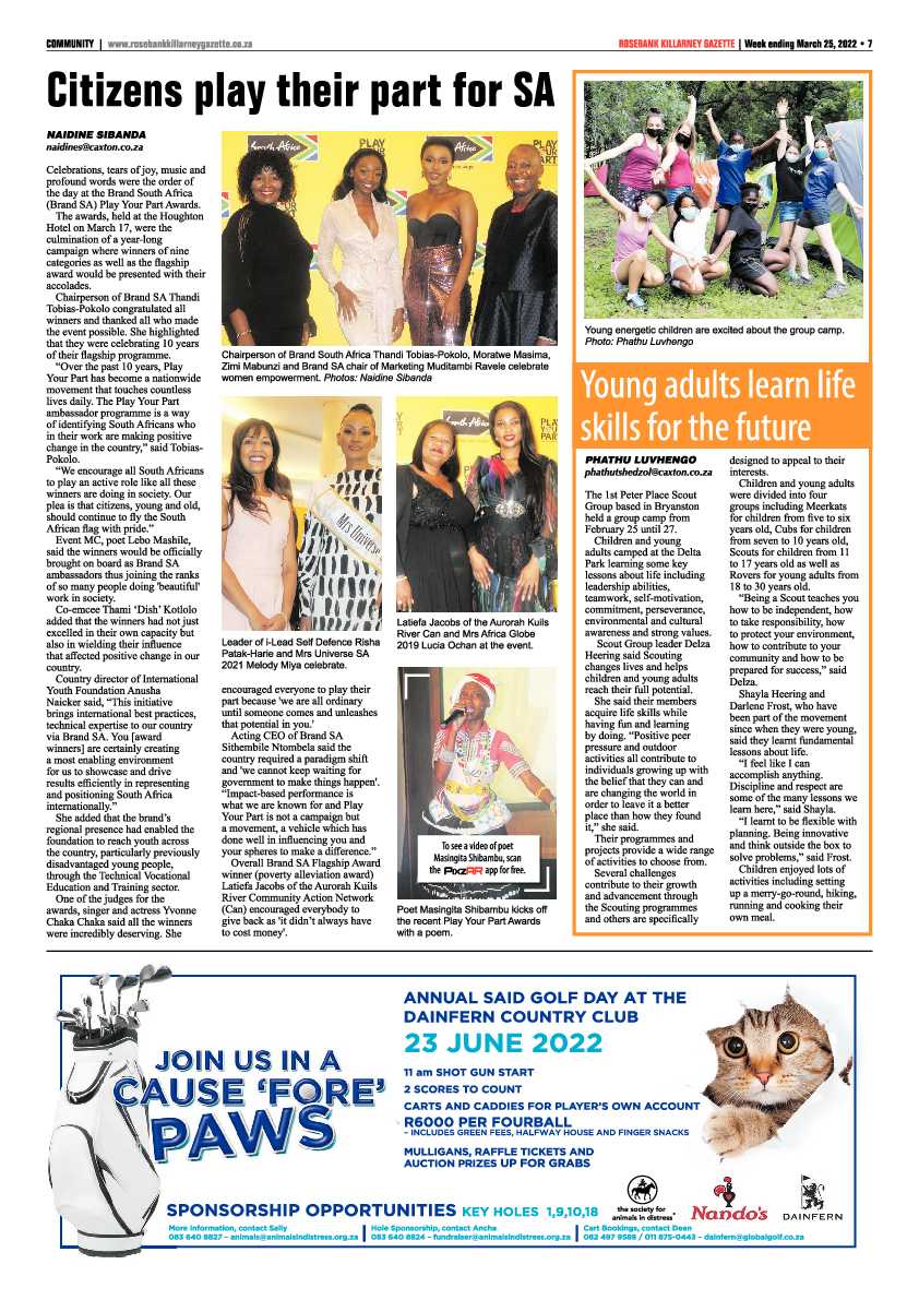 Rosebank Killarney Gazette 25 March 2022 page 7
