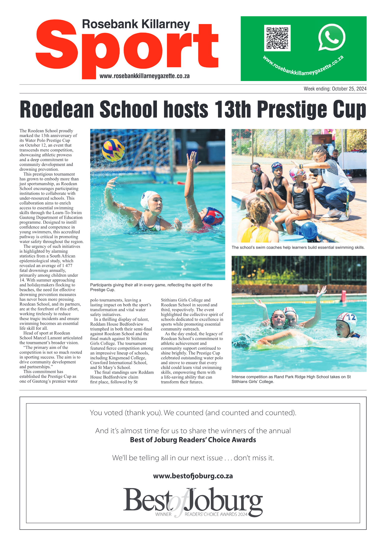 Rosebank Killarney Gazette 25 October 2024 page 12