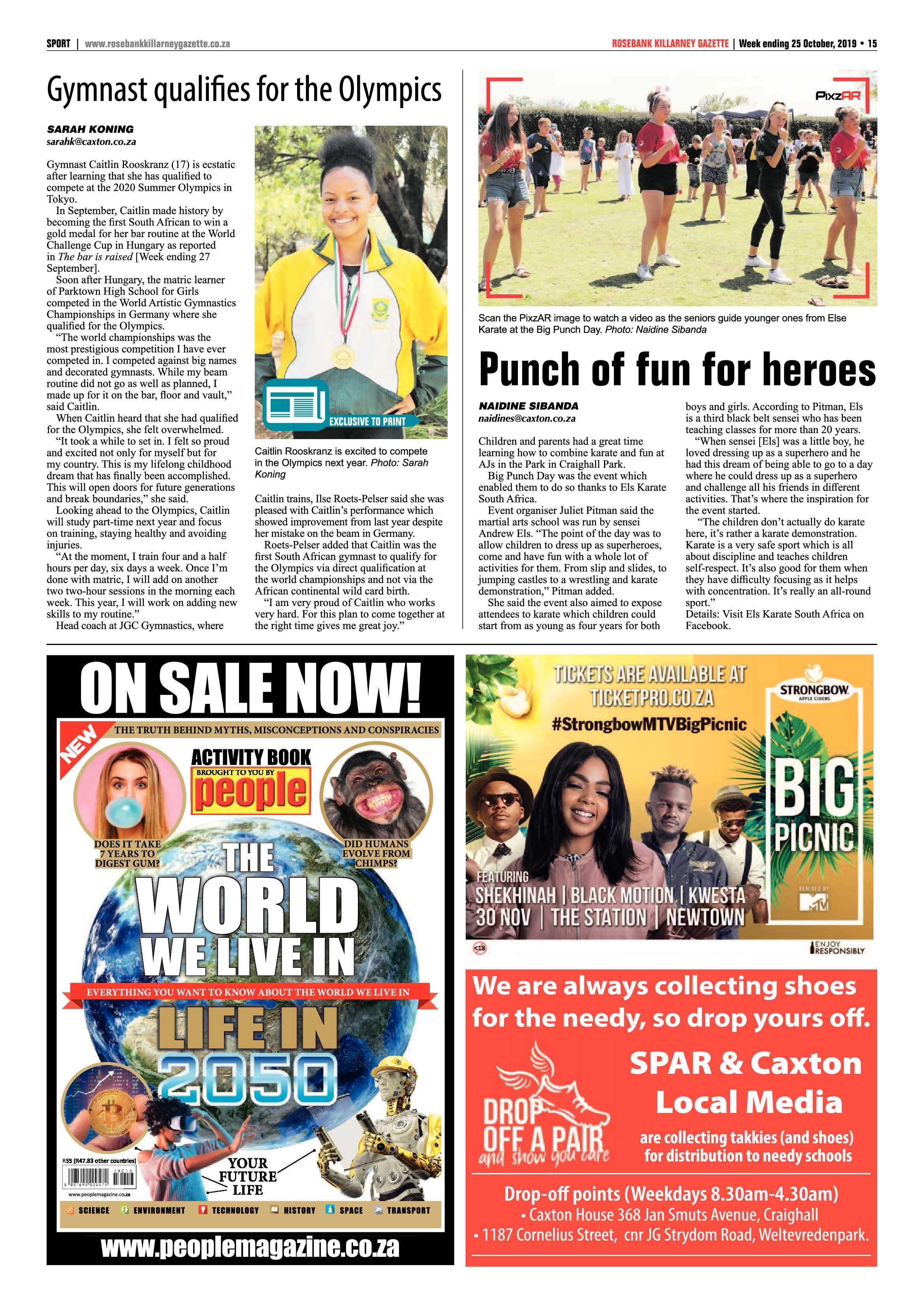 Rosebank Killarney Gazette 25 October, 2019 page 15