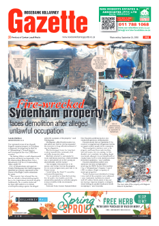 Rosebank Killarney Gazette 25 September 2026