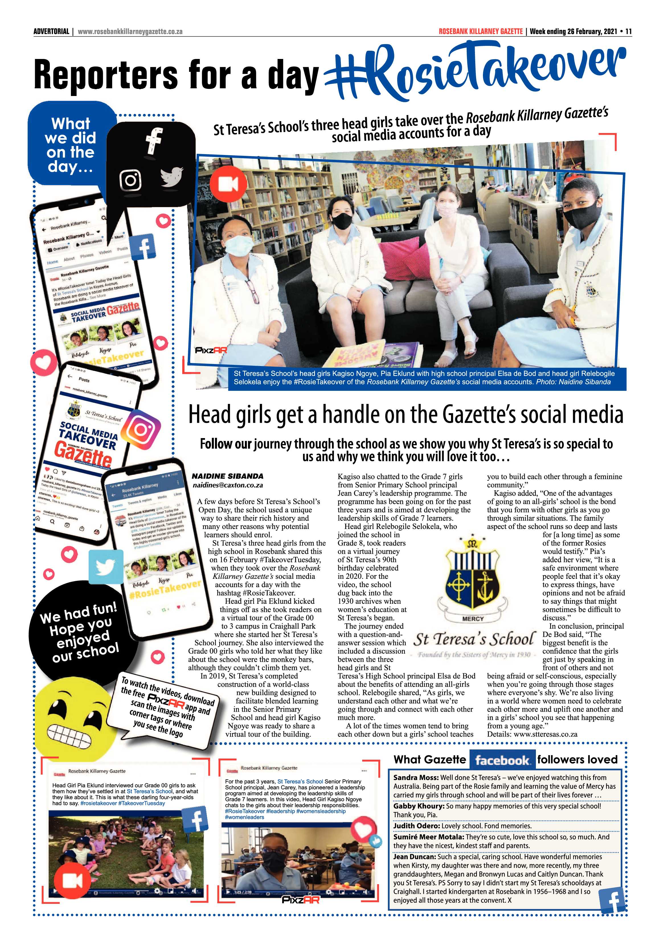 Rosebank Killarney Gazette 26 February 2021 page 11