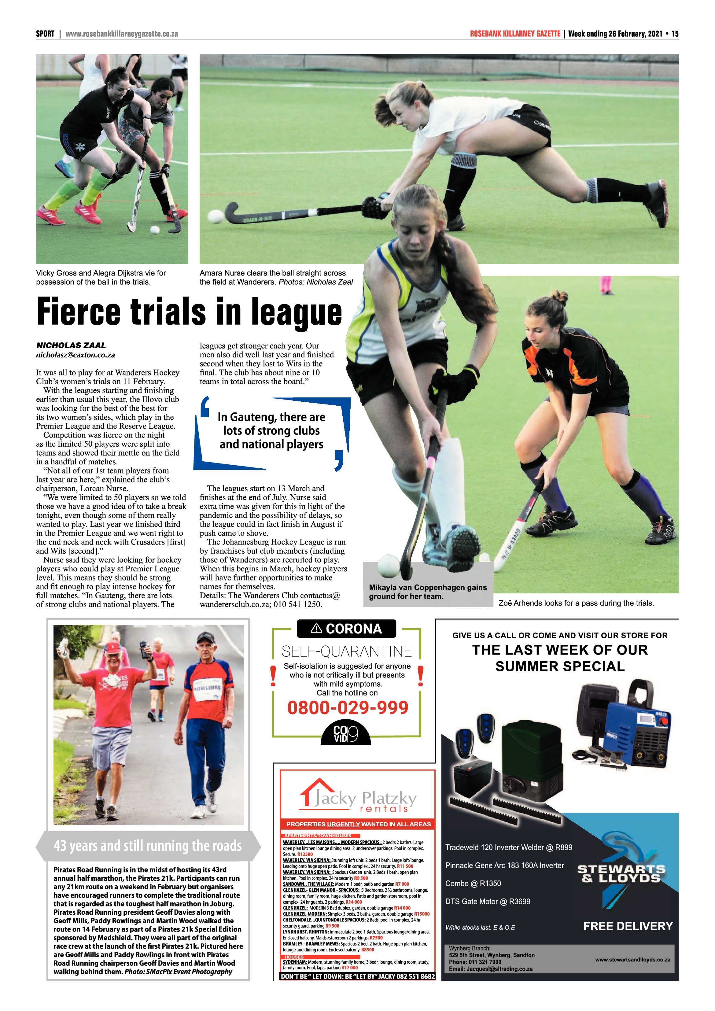Rosebank Killarney Gazette 26 February 2021 page 15