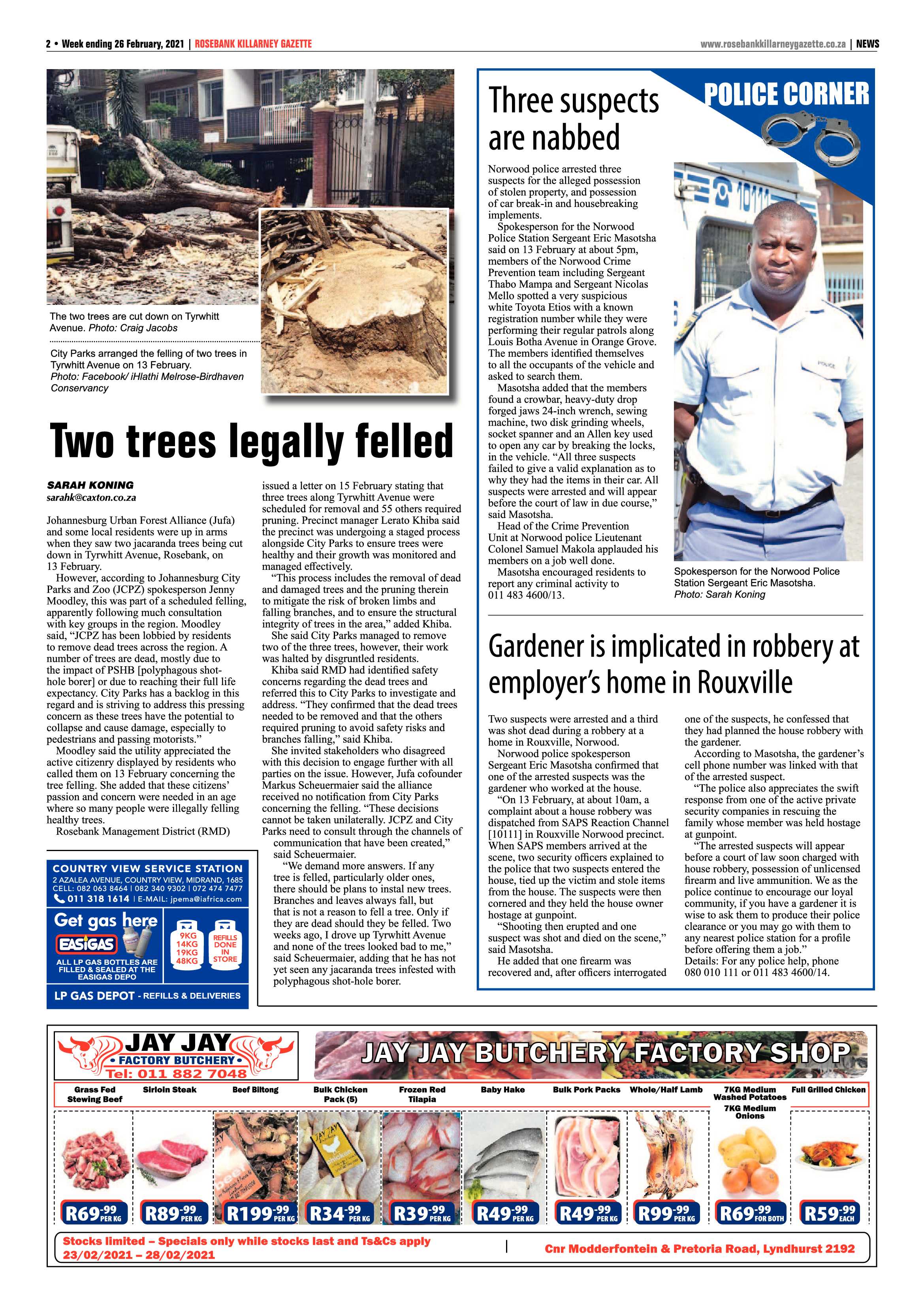Rosebank Killarney Gazette 26 February 2021 page 2