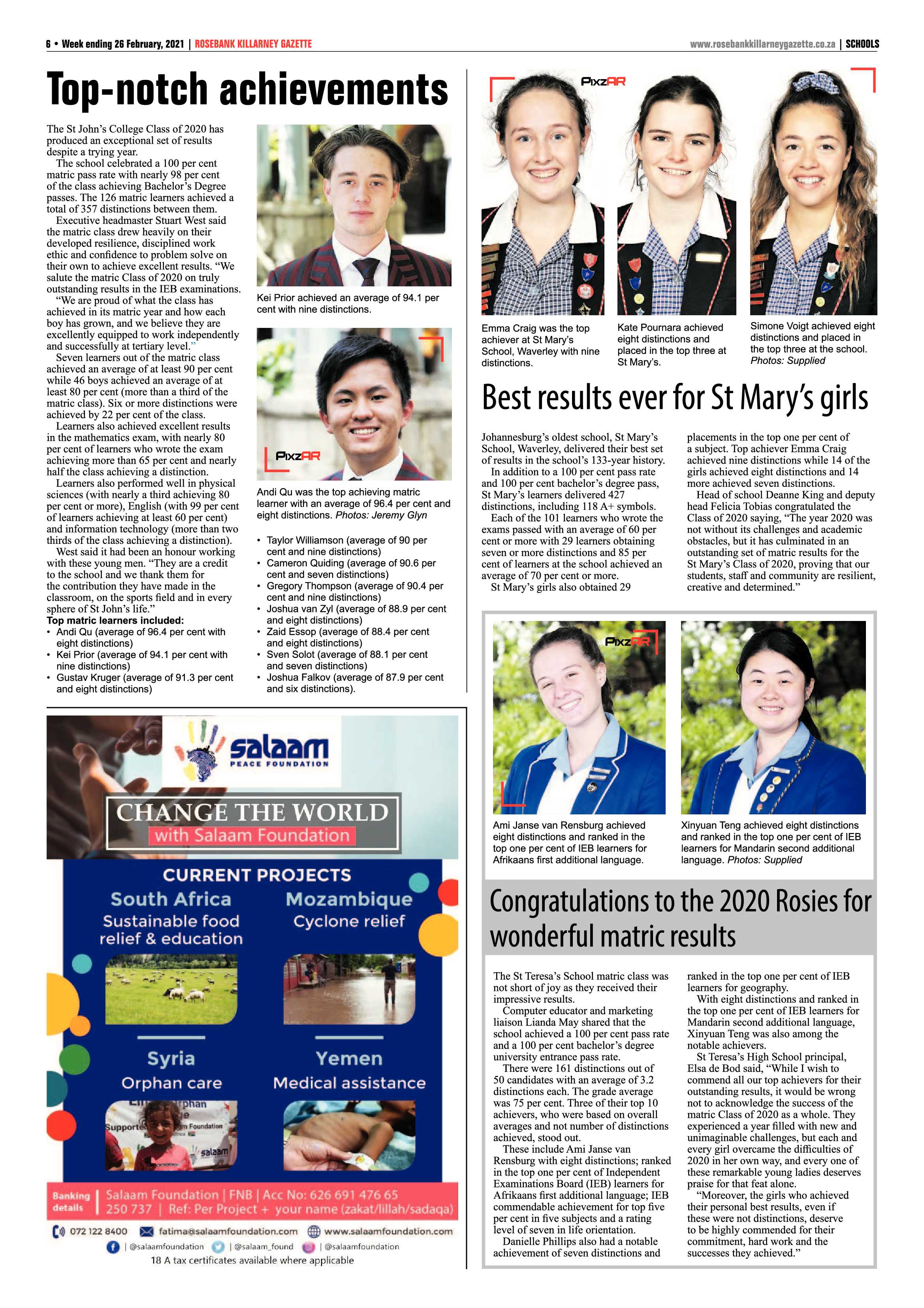 Rosebank Killarney Gazette 26 February 2021 page 6