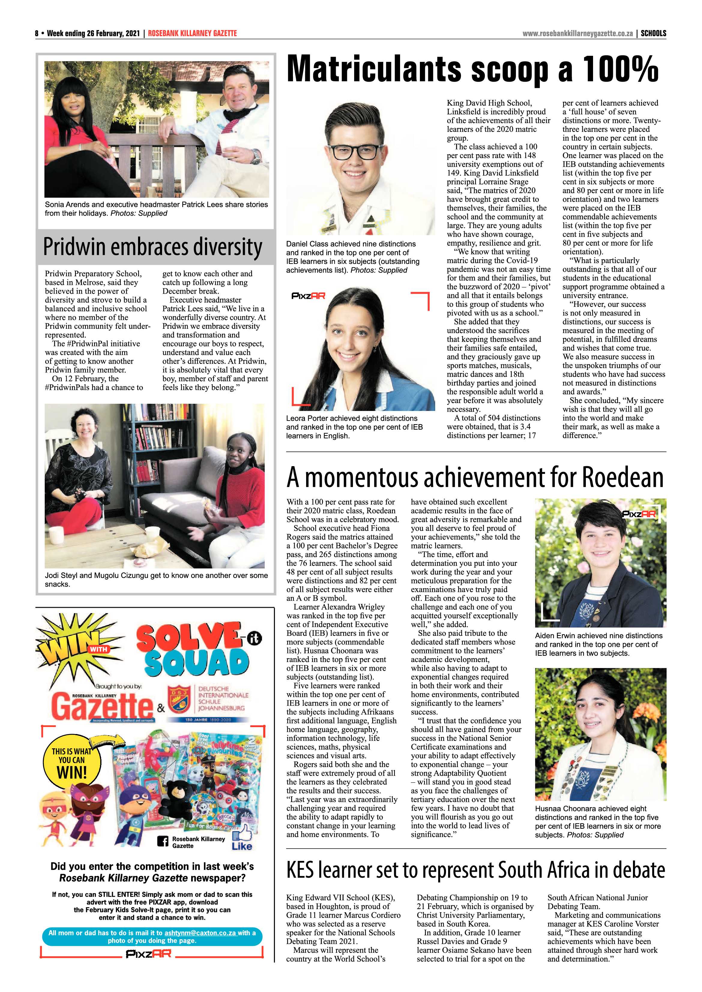 Rosebank Killarney Gazette 26 February 2021 page 8
