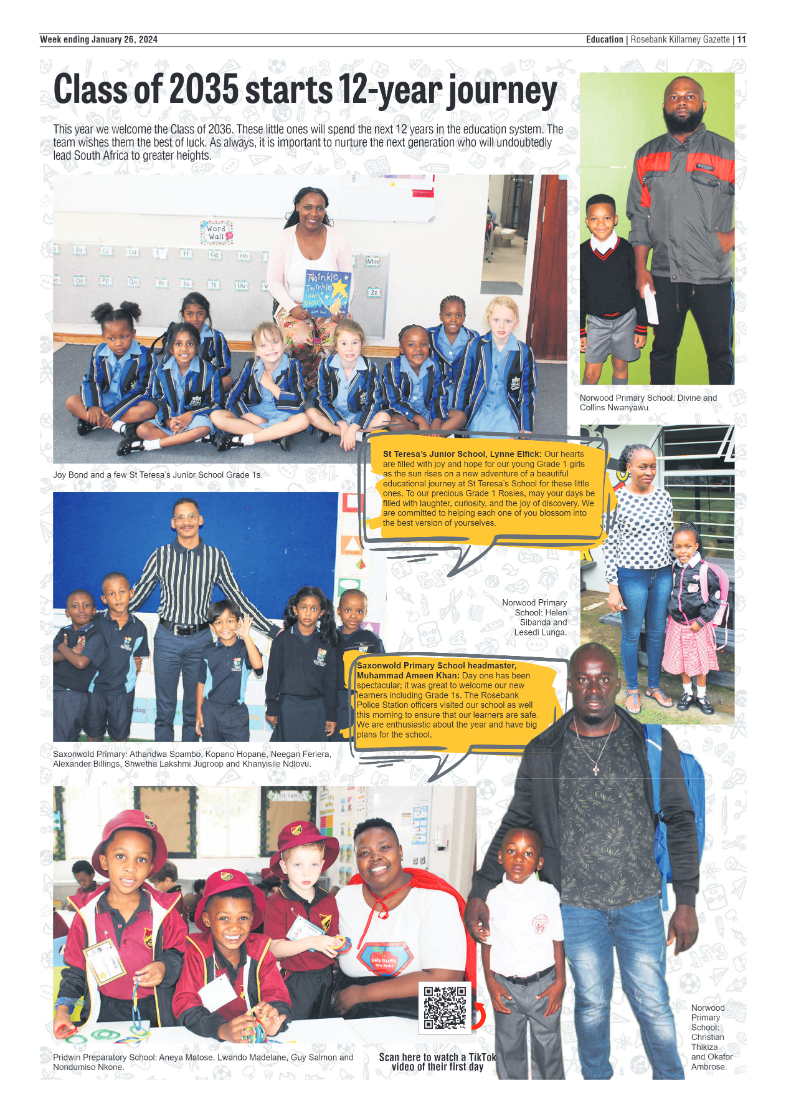 Rosebank Killarney Gazette 26 January 2024 page 11