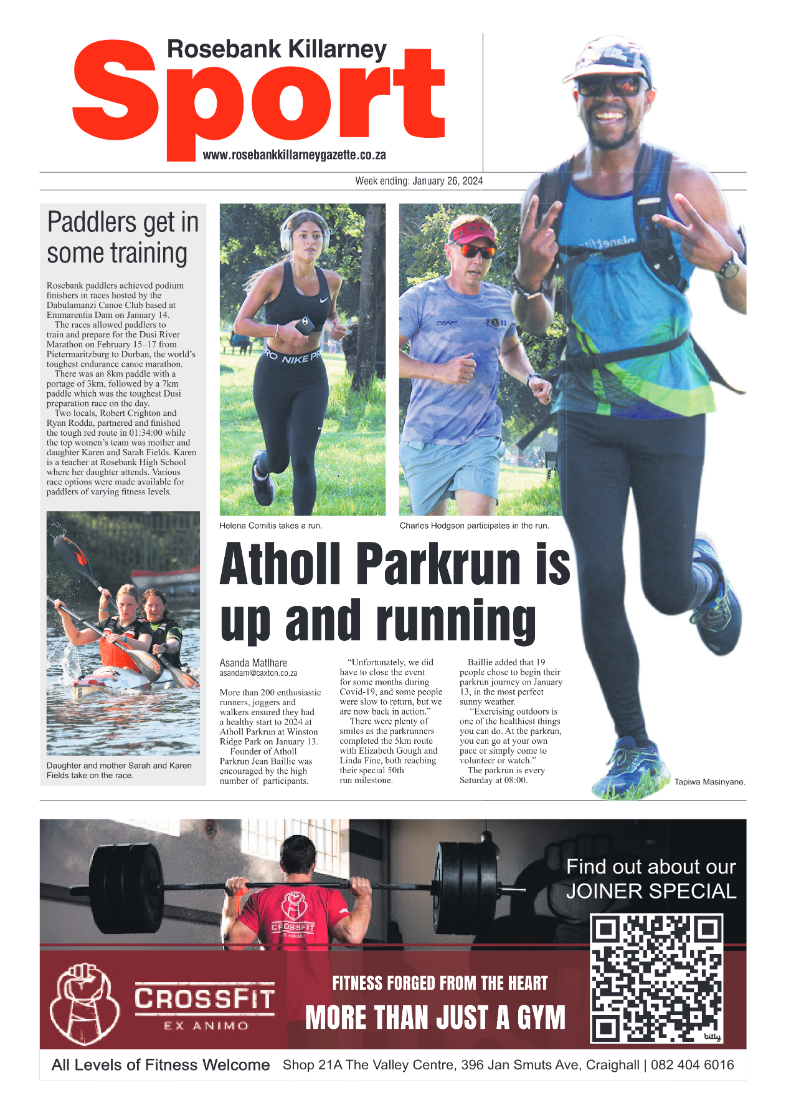 Rosebank Killarney Gazette 26 January 2024 page 16
