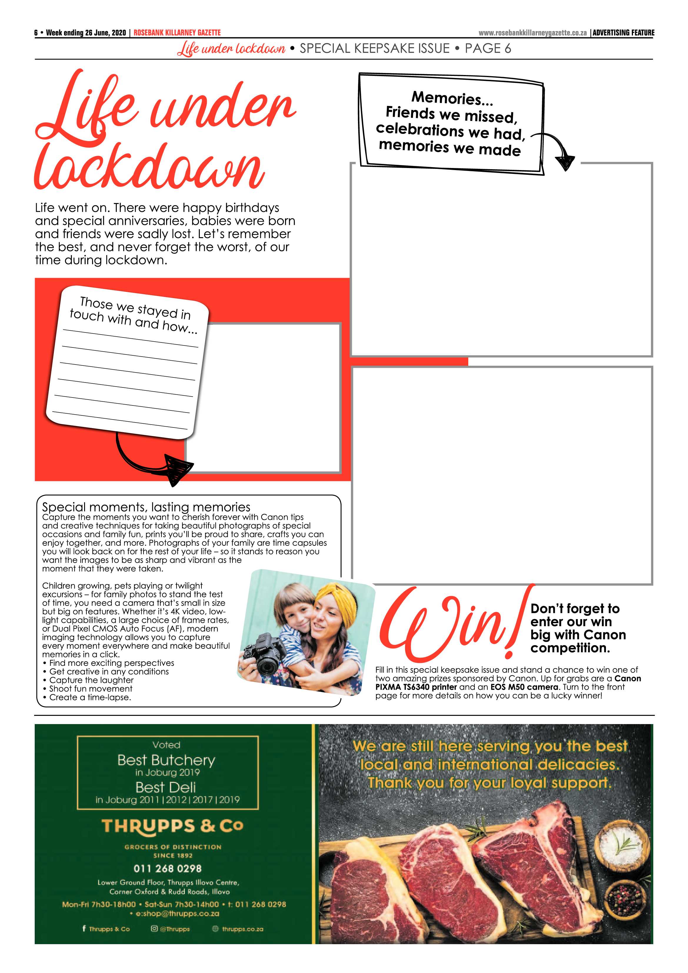 Rosebank Killarney Gazette 26 June 2020 page 10