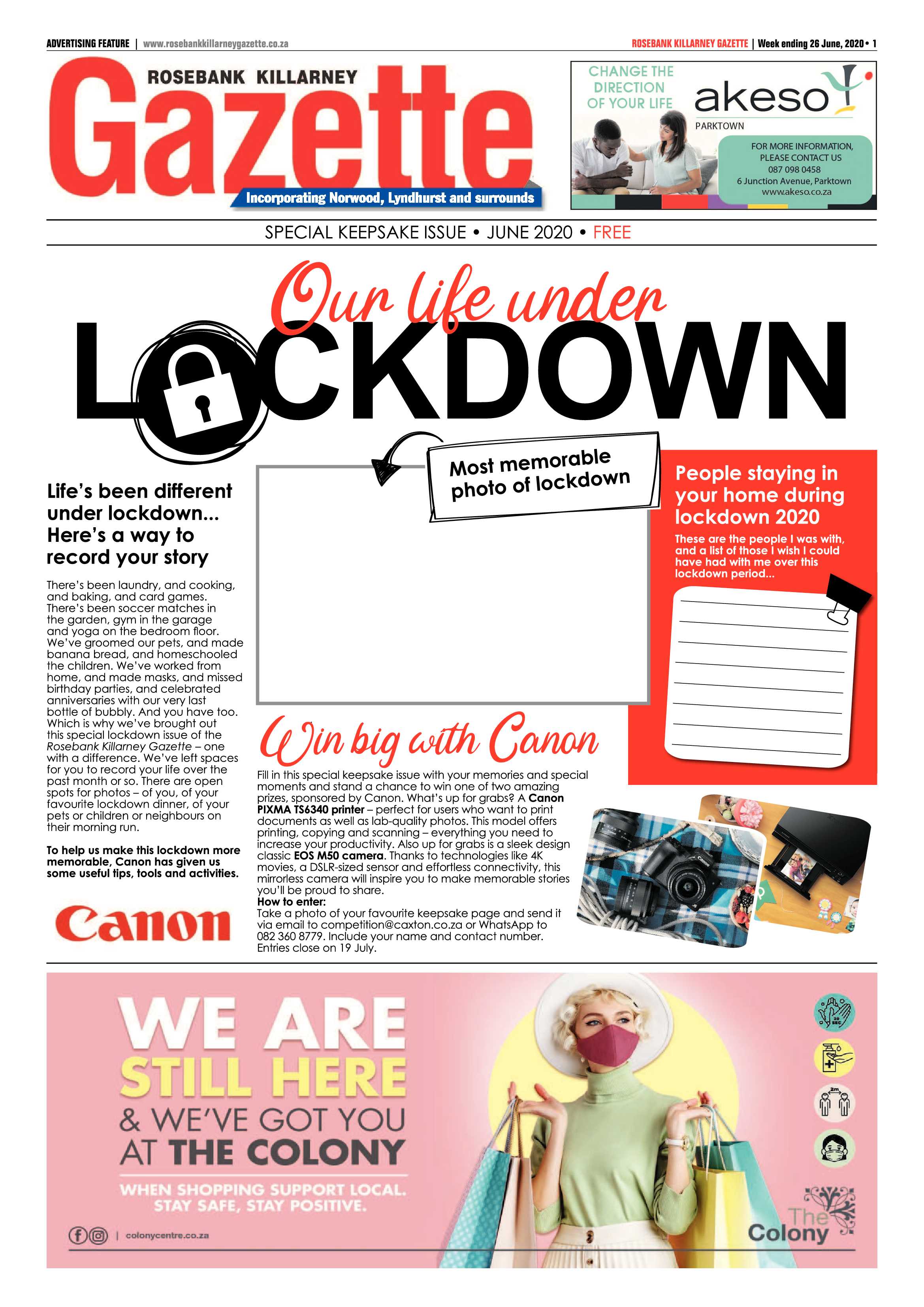 Rosebank Killarney Gazette 26 June 2020 page 5