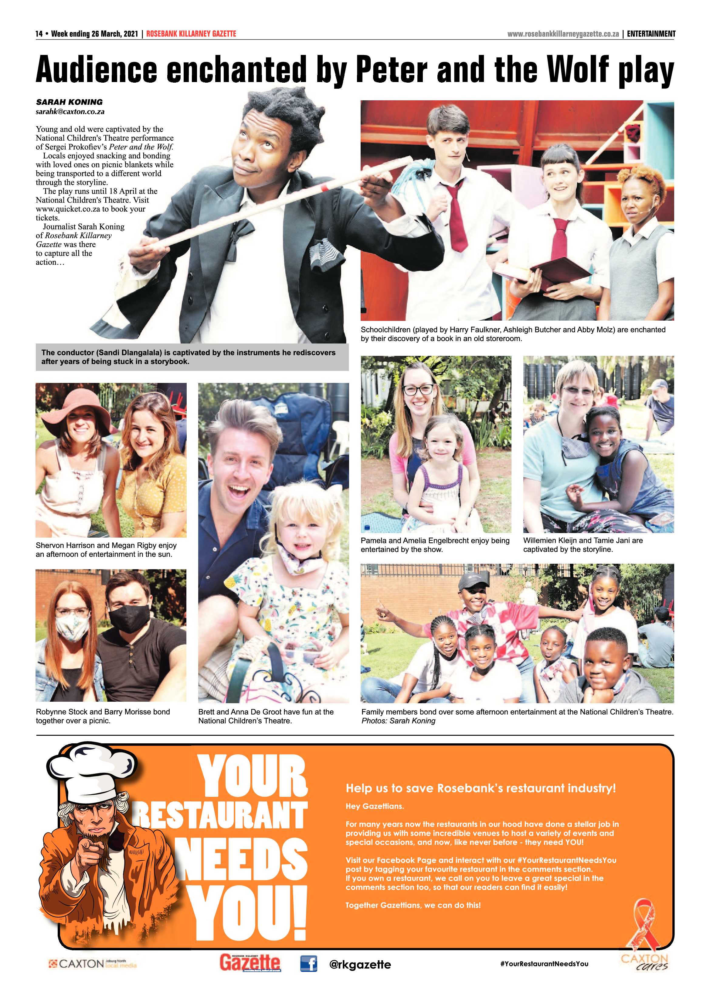 Rosebank Killarney Gazette 26 March 2021 page 14