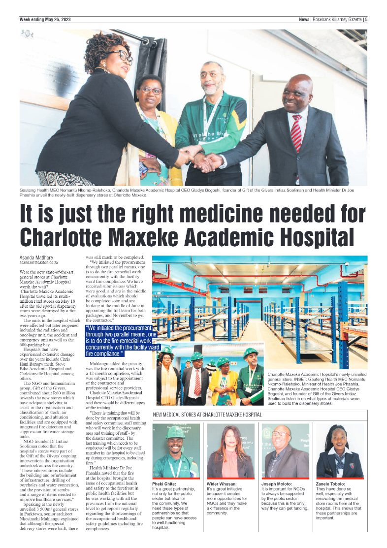Rosebank Killarney Gazette 26 May 2023 page 5
