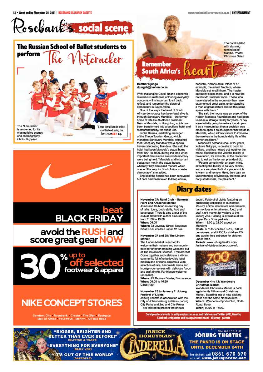 Rosebank Killarney Gazette 26 November 2021 page 12