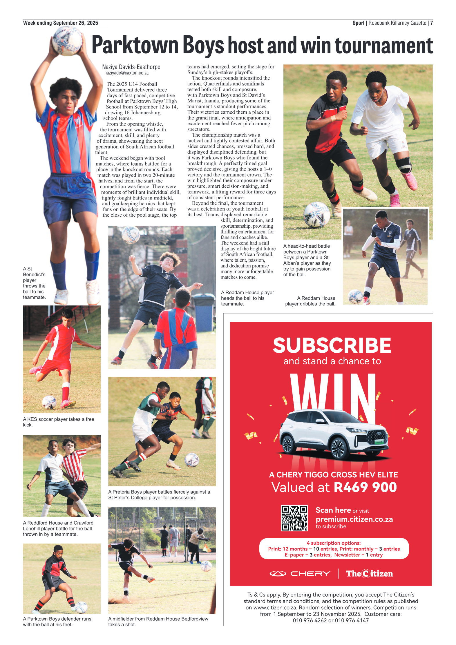Rosebank Killarney Gazette 26 September 2025 page 7