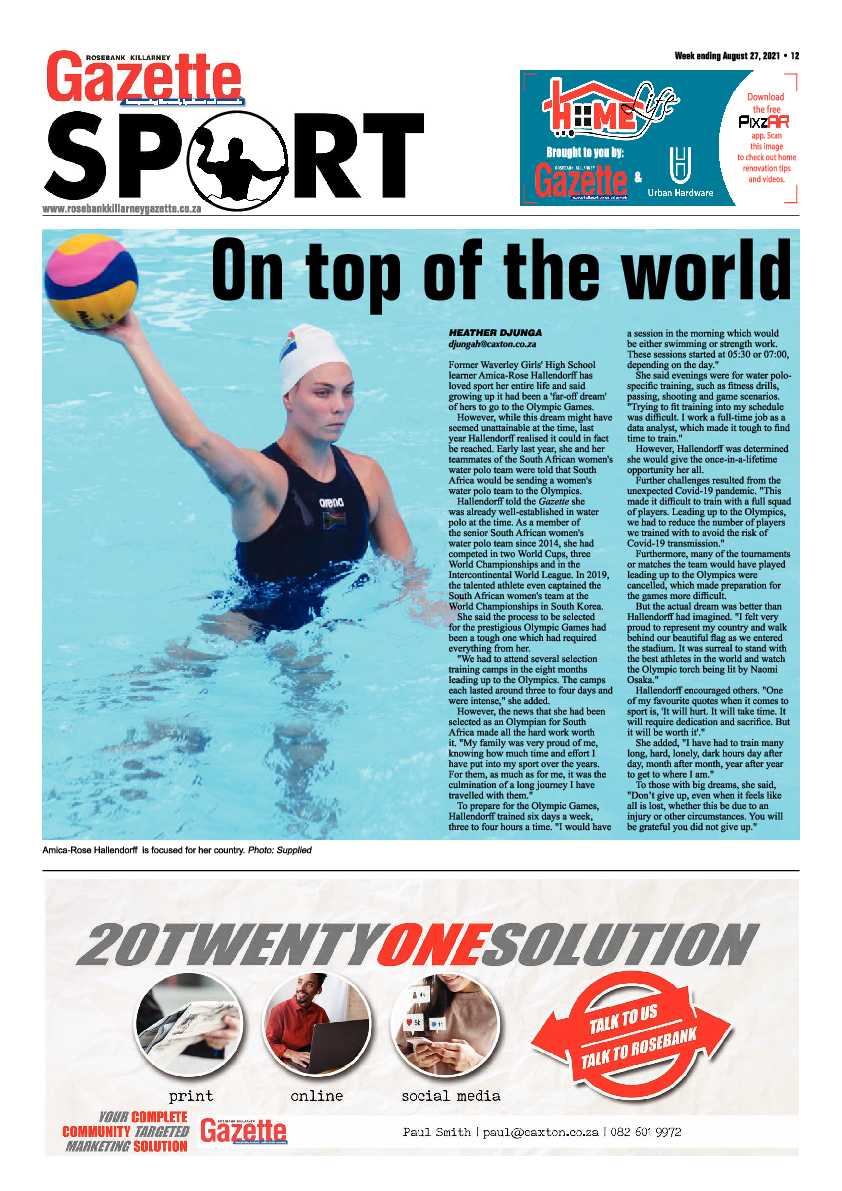 Rosebank Killarney Gazette 27 August 2021 page 12