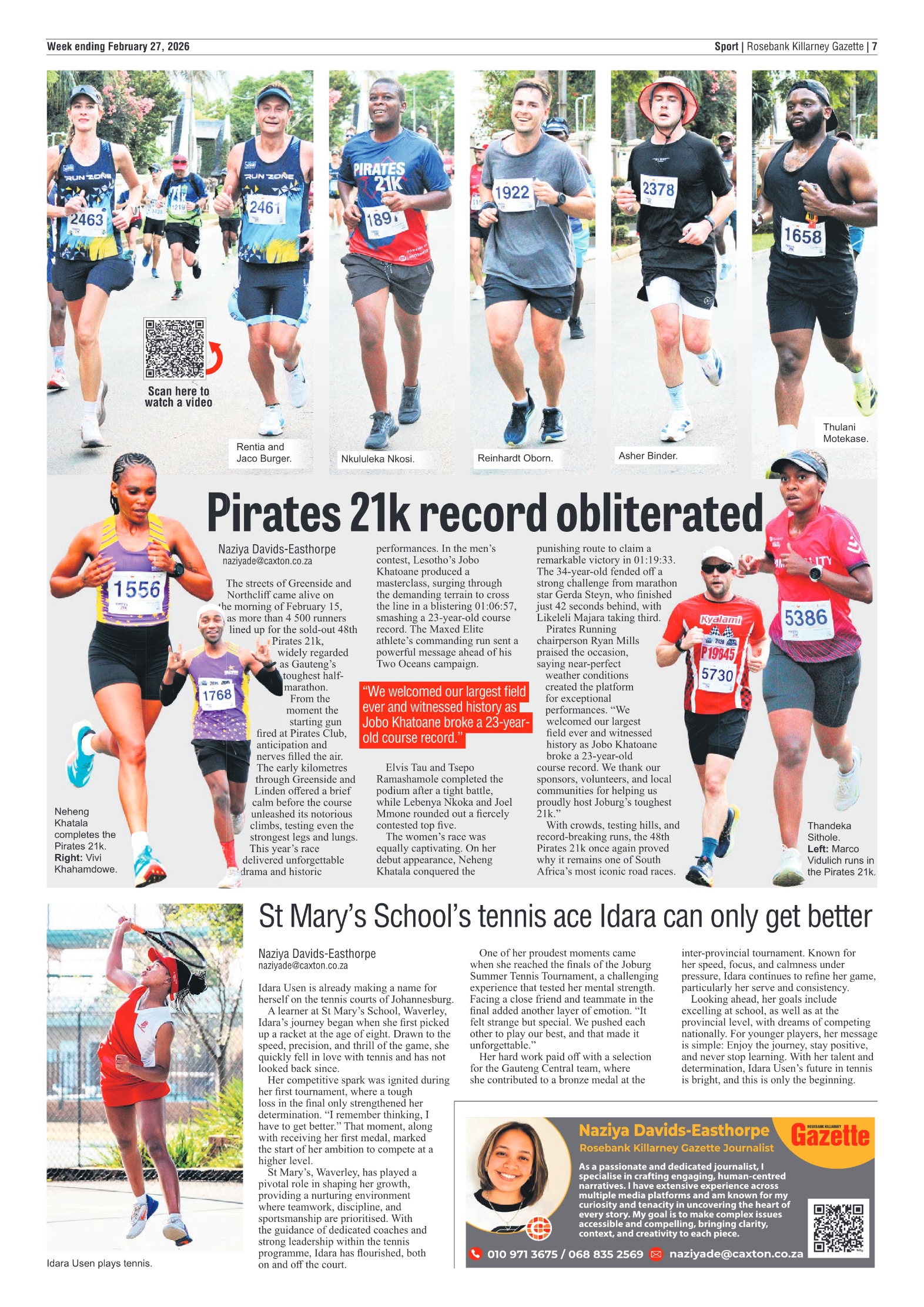 Rosebank Killarney Gazette 27 February 2026 page 7