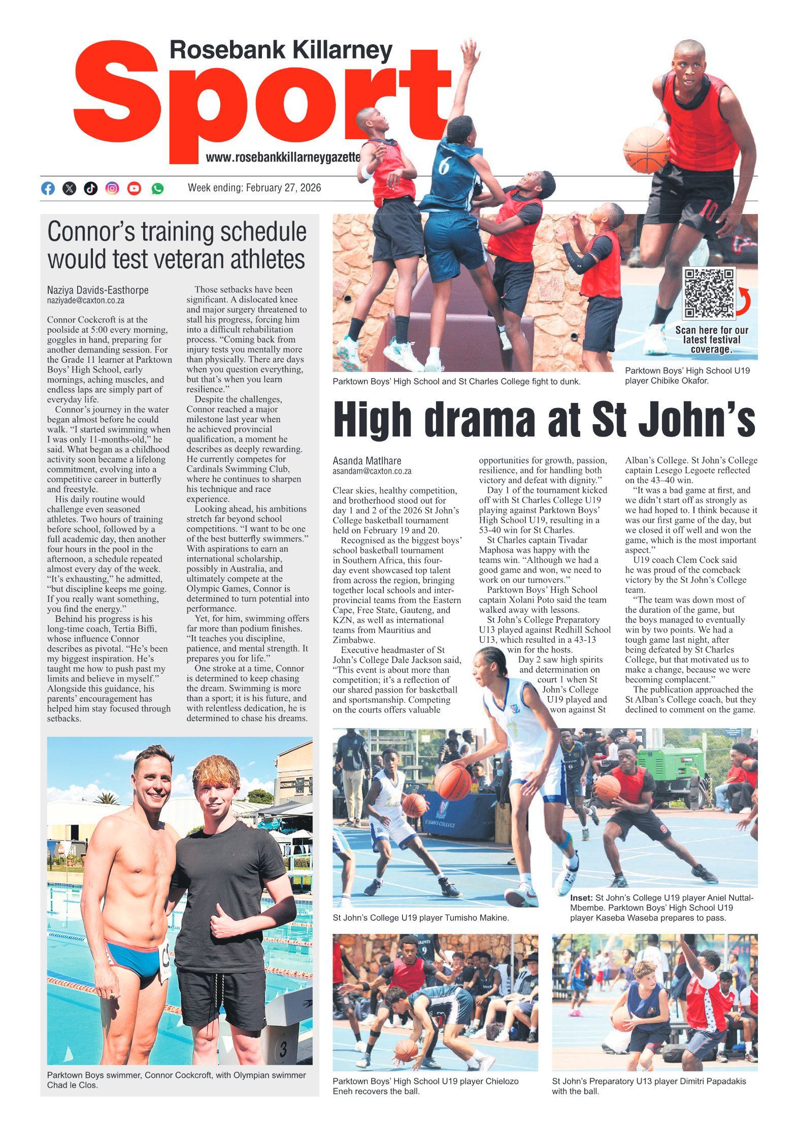 Rosebank Killarney Gazette 27 February 2026 page 8