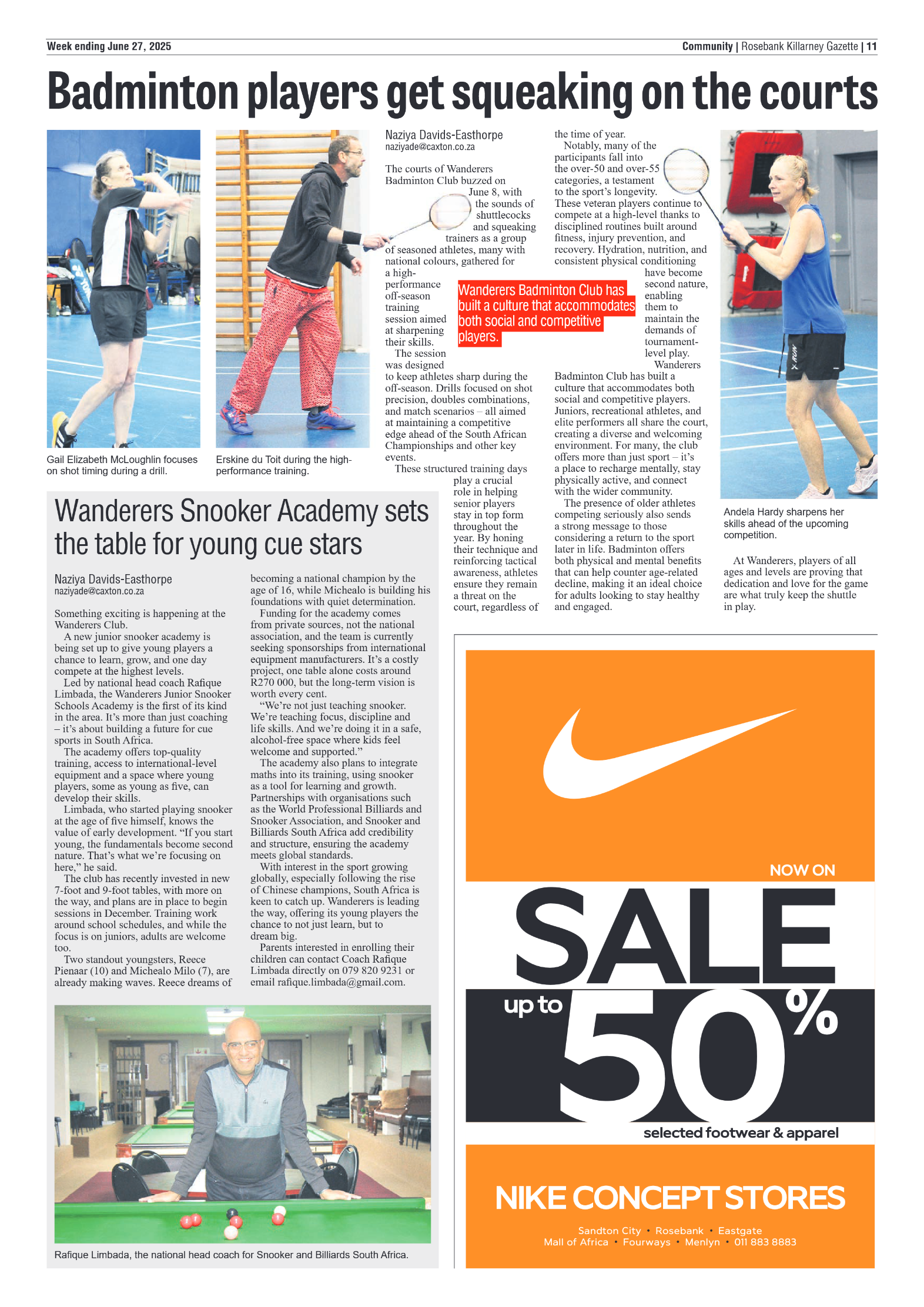 Rosebank Killarney Gazette 27 June 2025 page 11