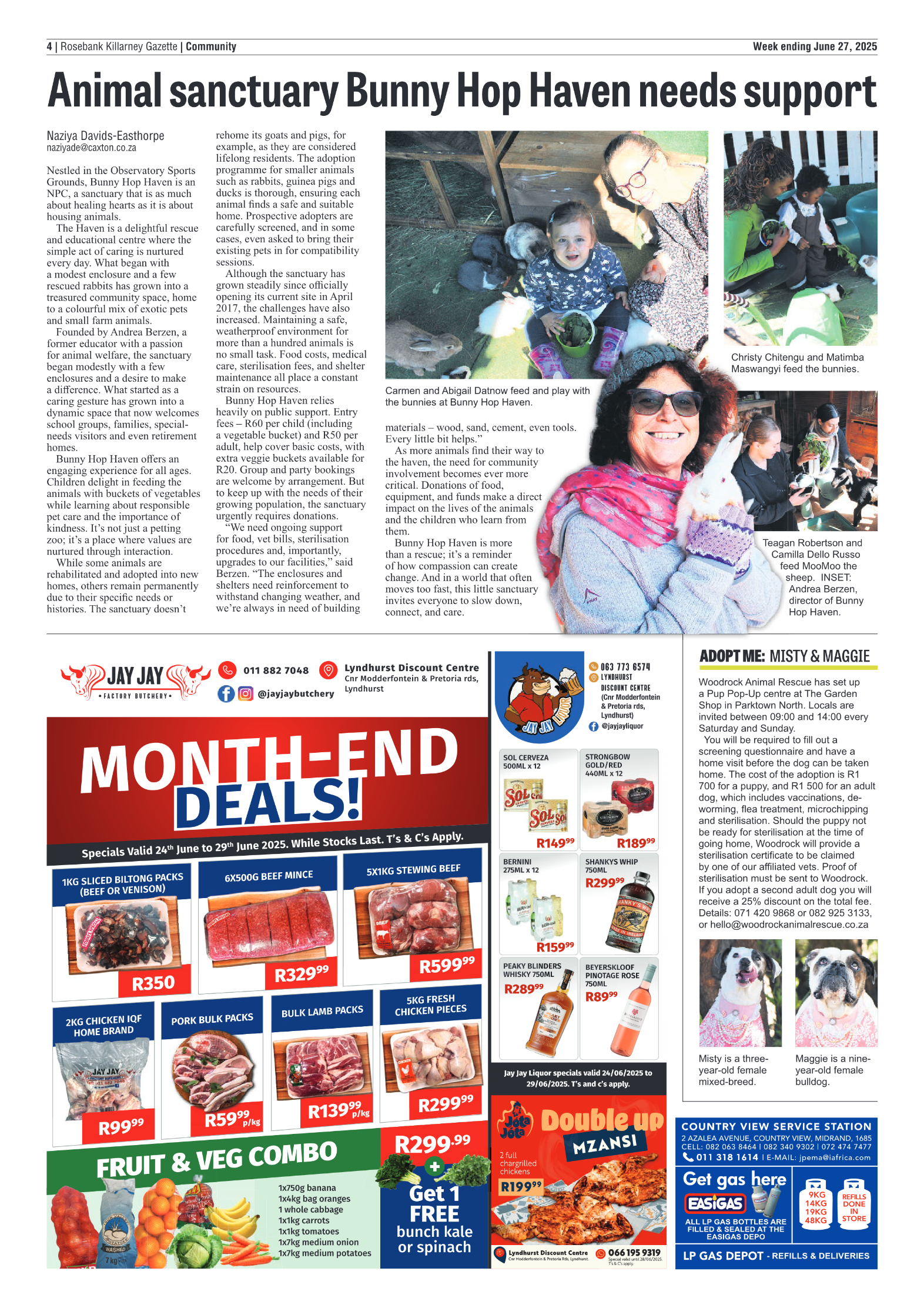 Rosebank Killarney Gazette 27 June 2025 page 4