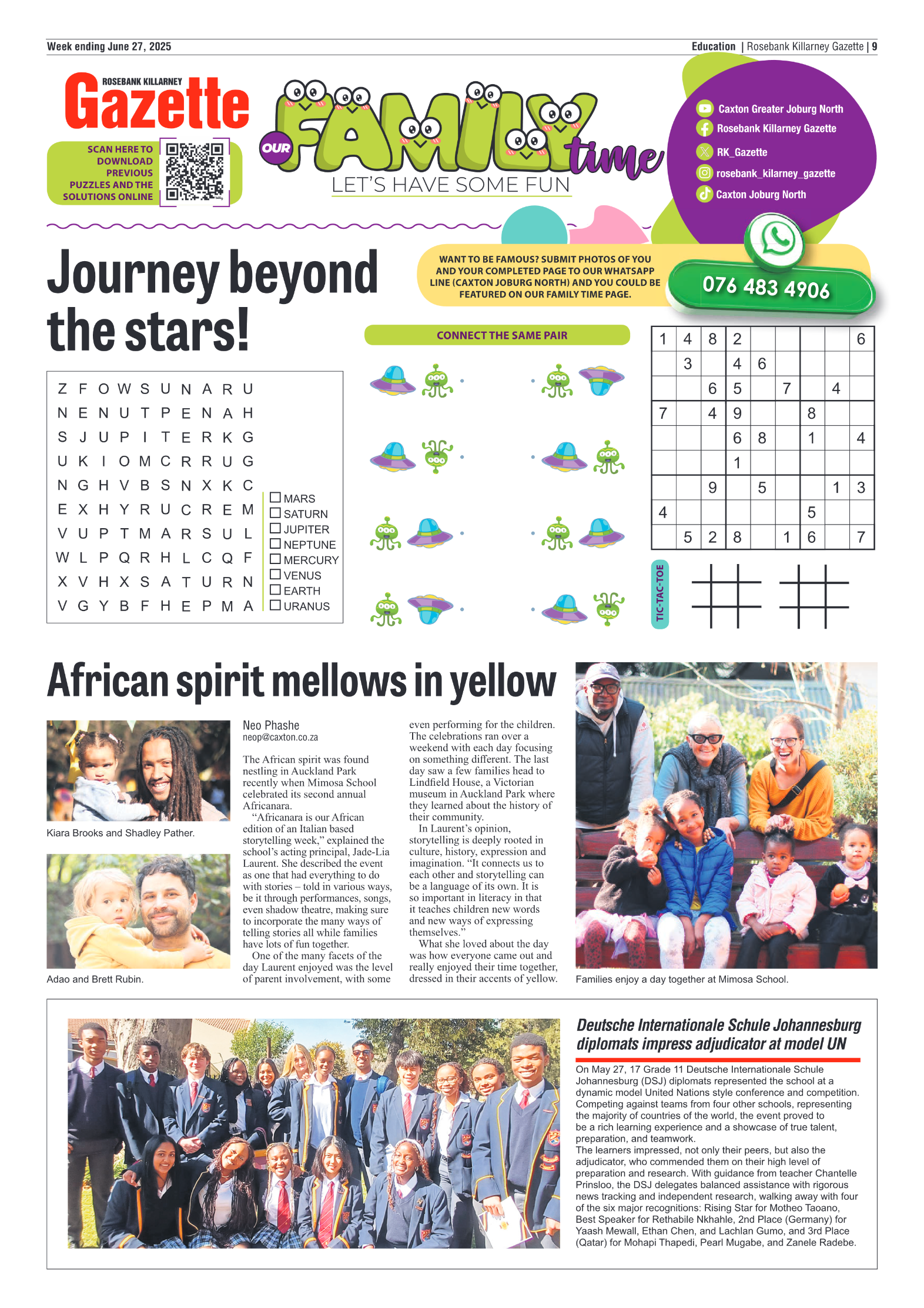 Rosebank Killarney Gazette 27 June 2025 page 9