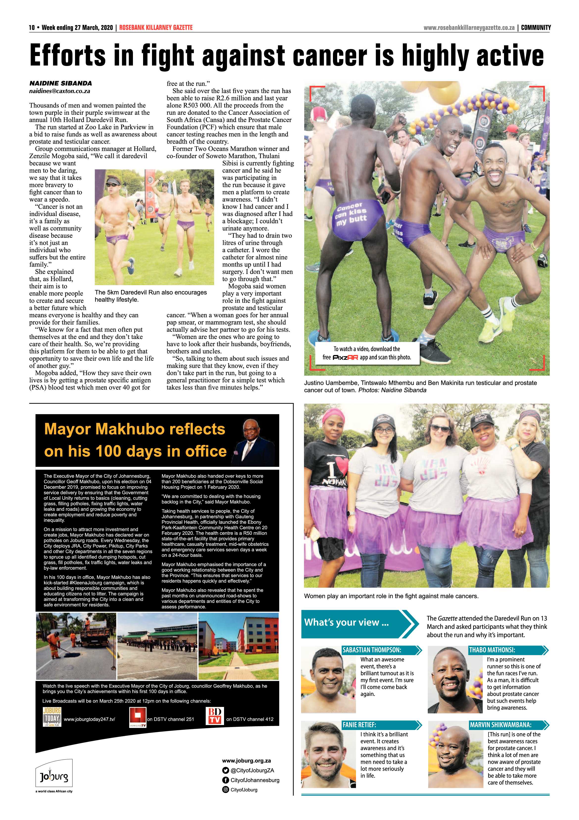 Rosebank Killarney Gazette 27 March 2020 page 10