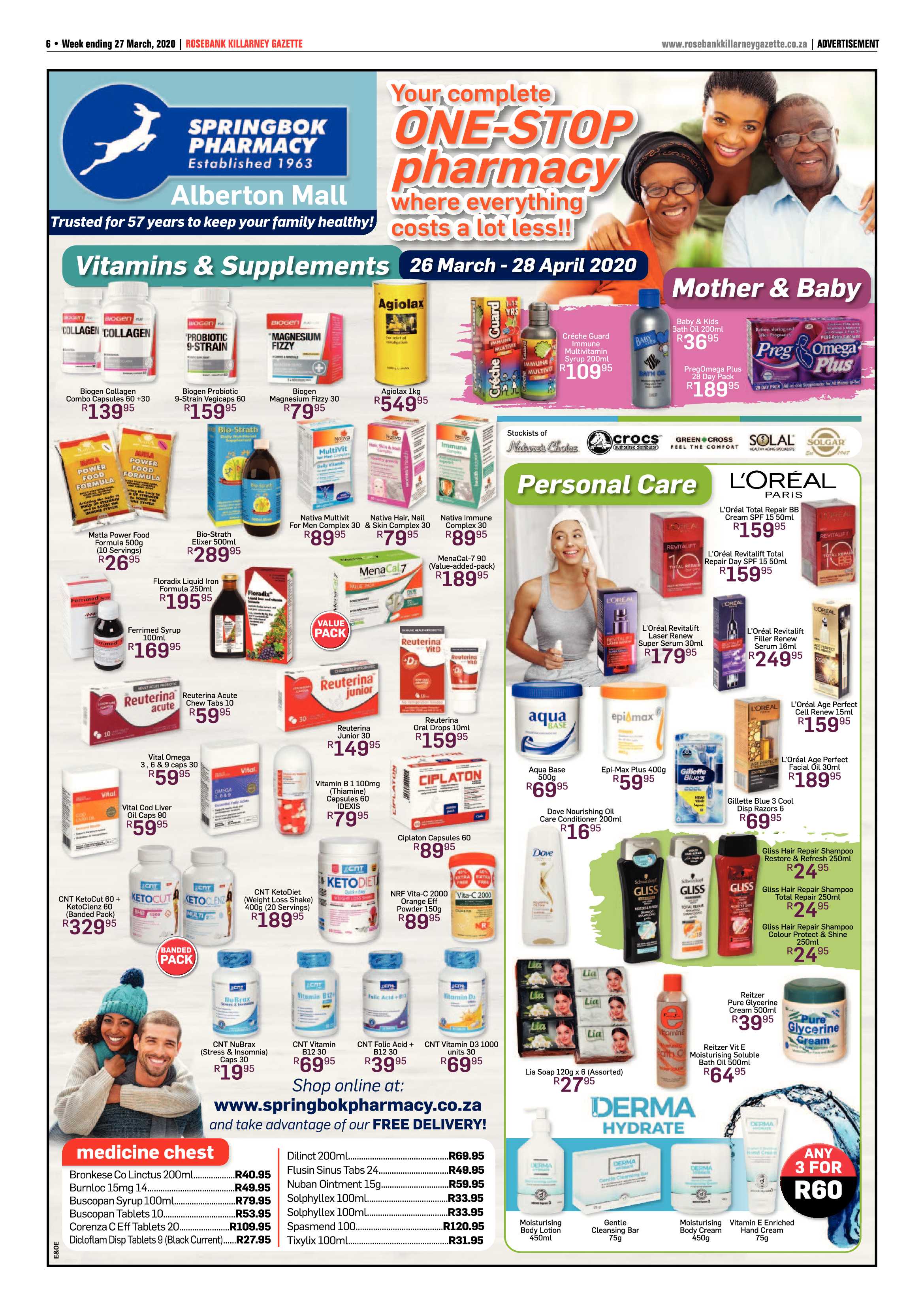 Rosebank Killarney Gazette 27 March 2020 page 6