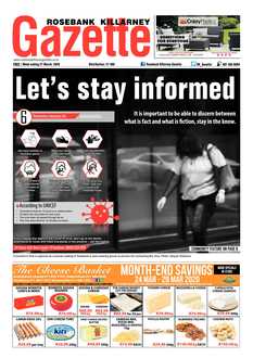 Rosebank Killarney Gazette 27 March 2020