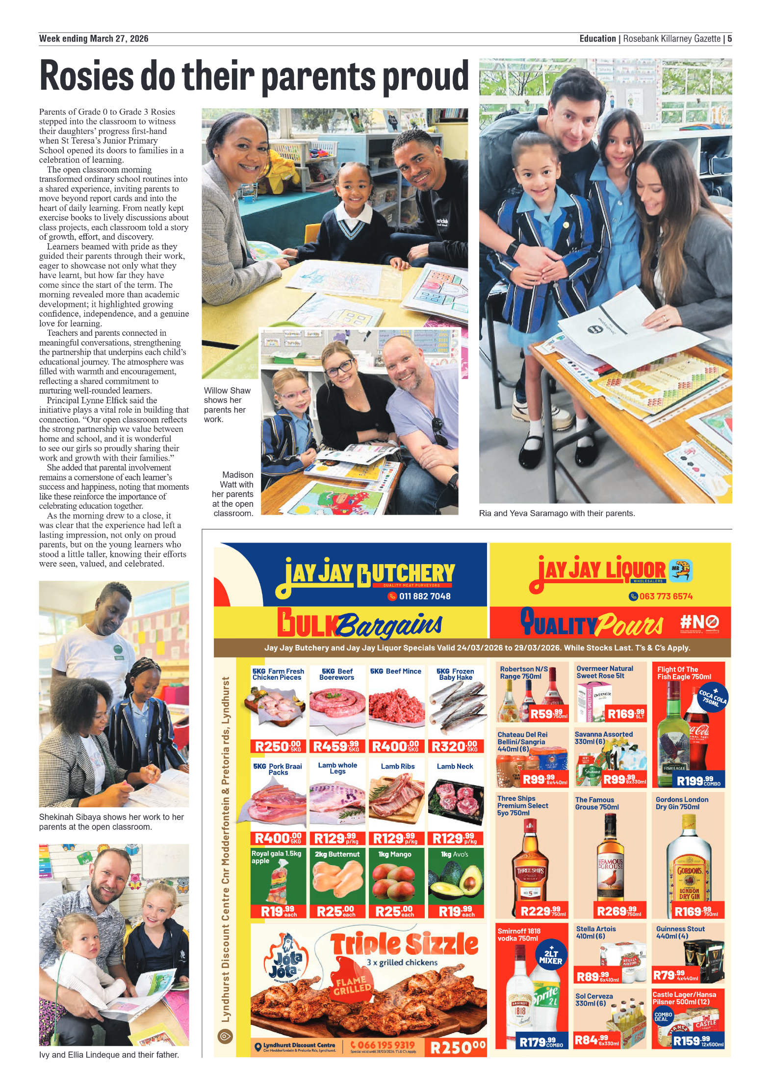 Rosebank Killarney Gazette 27 March 2026 page 5